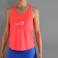 Cercle Tank-Top Damen-koralle