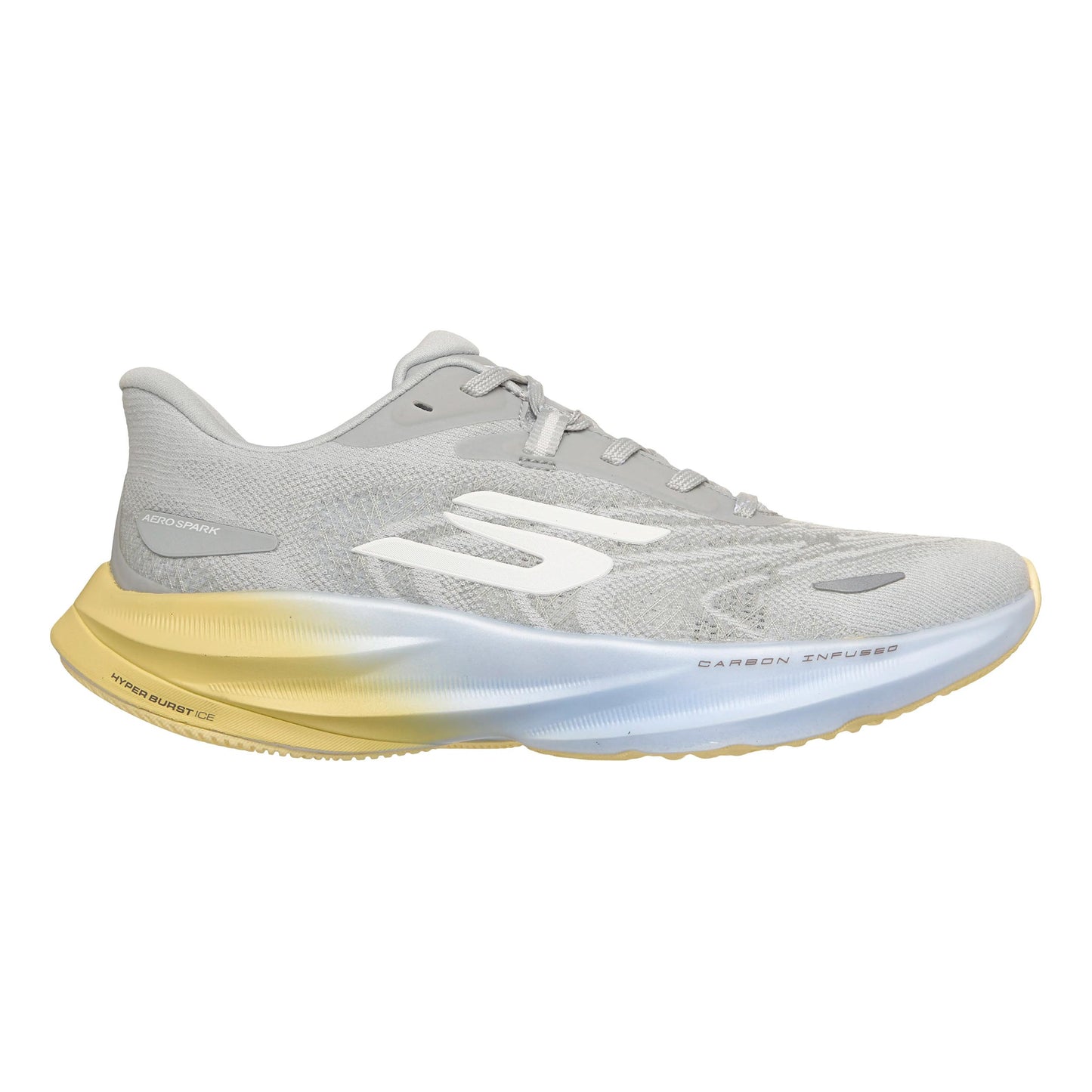 Skechers SKX Aero Spark Neutralschuh Damen - hellgrau, gelb