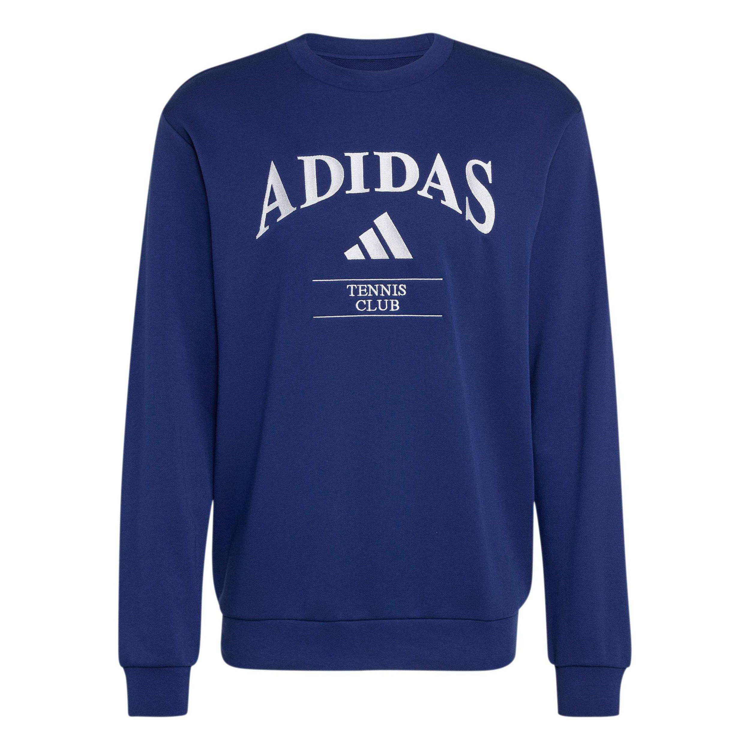 adidas Heritage Graphik Sweatshirt Herren - dunkelblau, weiß
