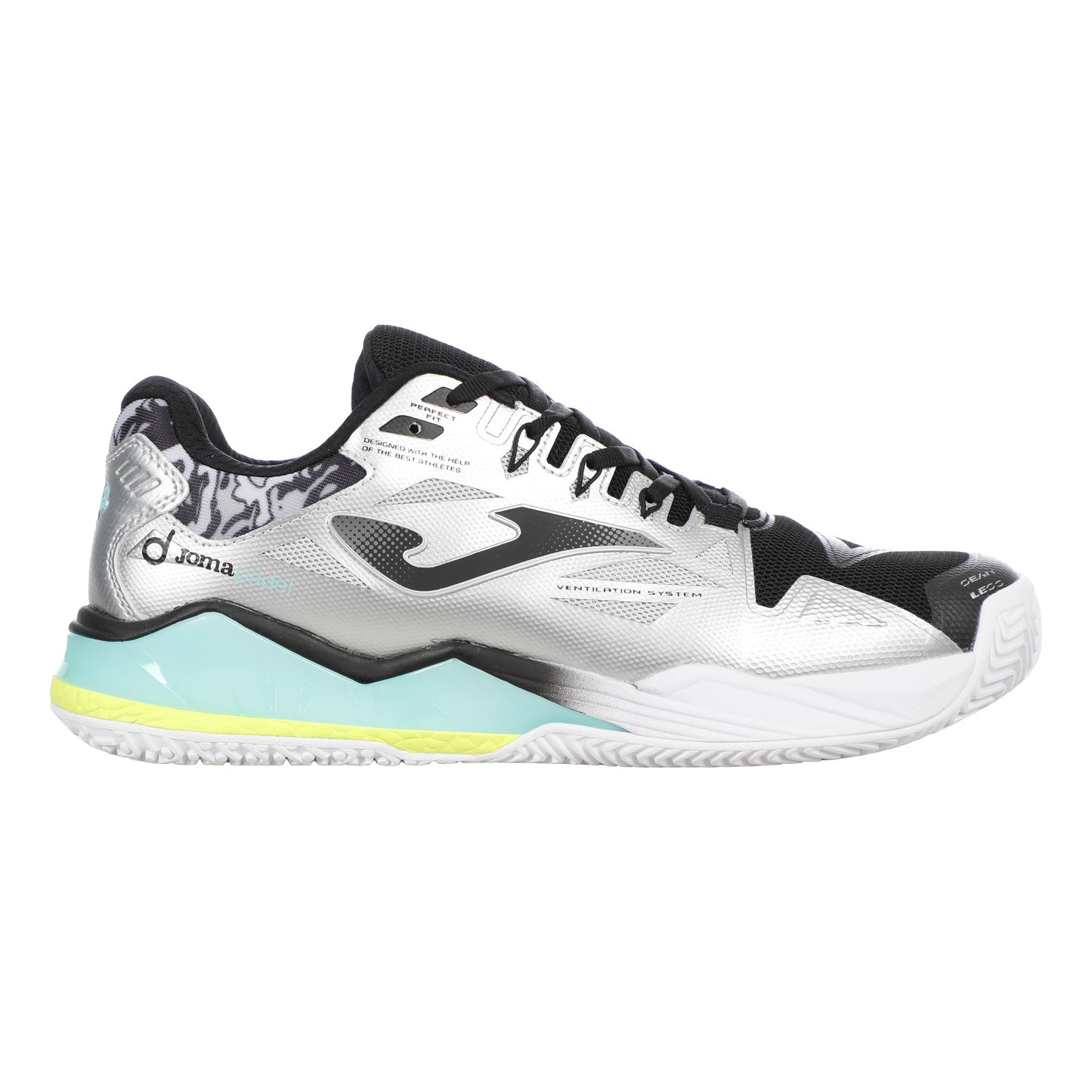 Joma Spin Padelschuh Herren - silber