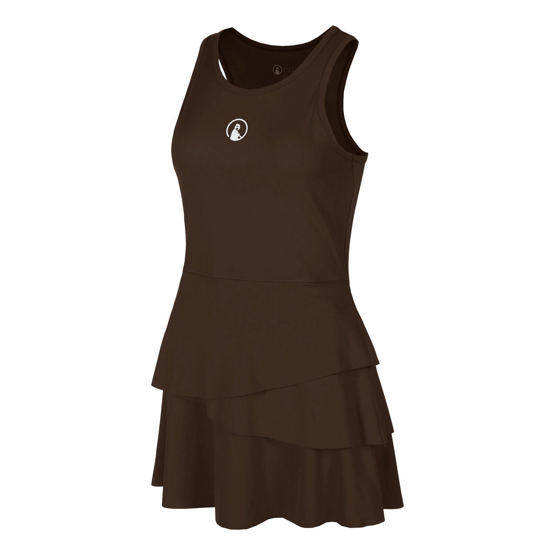 Quiet Please Memories Flounce Kleid Damen - braun