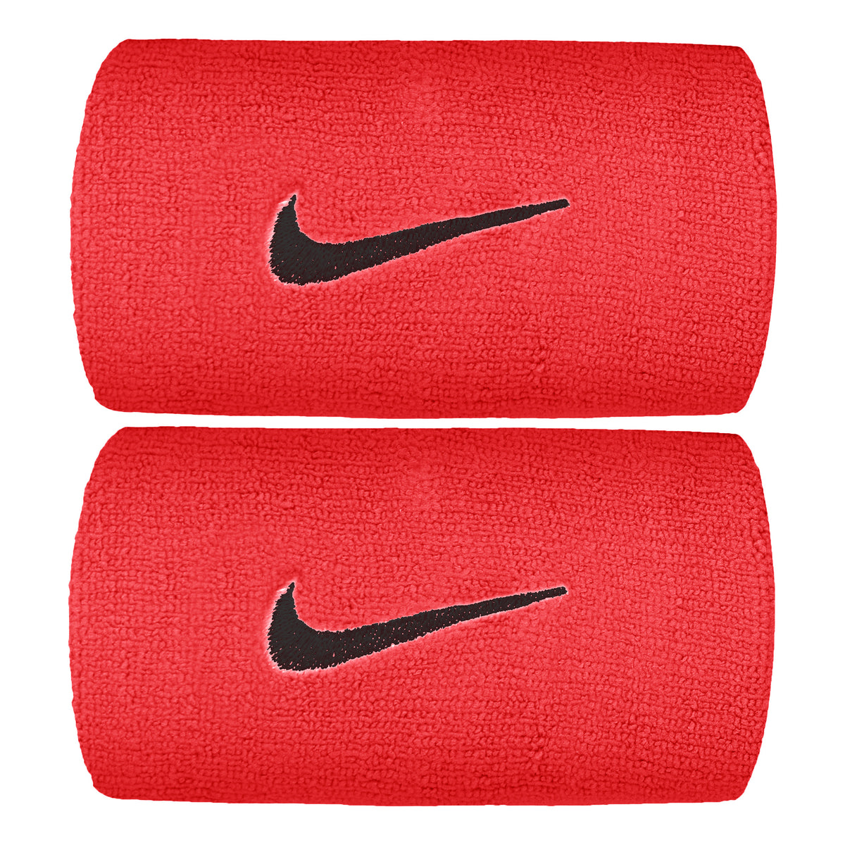 Nike Premier DW Schweißband 2er Pack lang - hellrot, schwarz