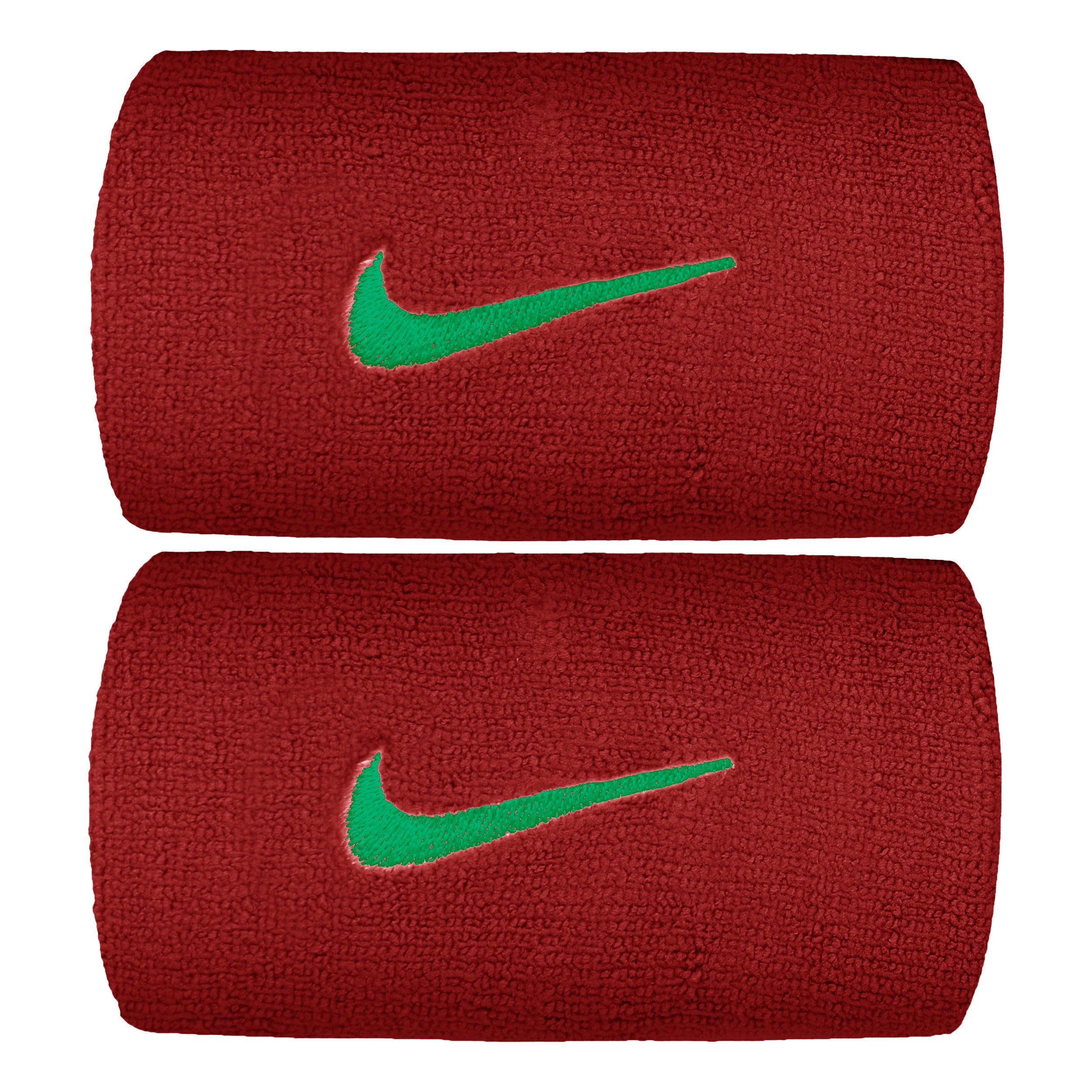Nike Premier DW Schweißband 2er Pack lang - dunkelrot, mint