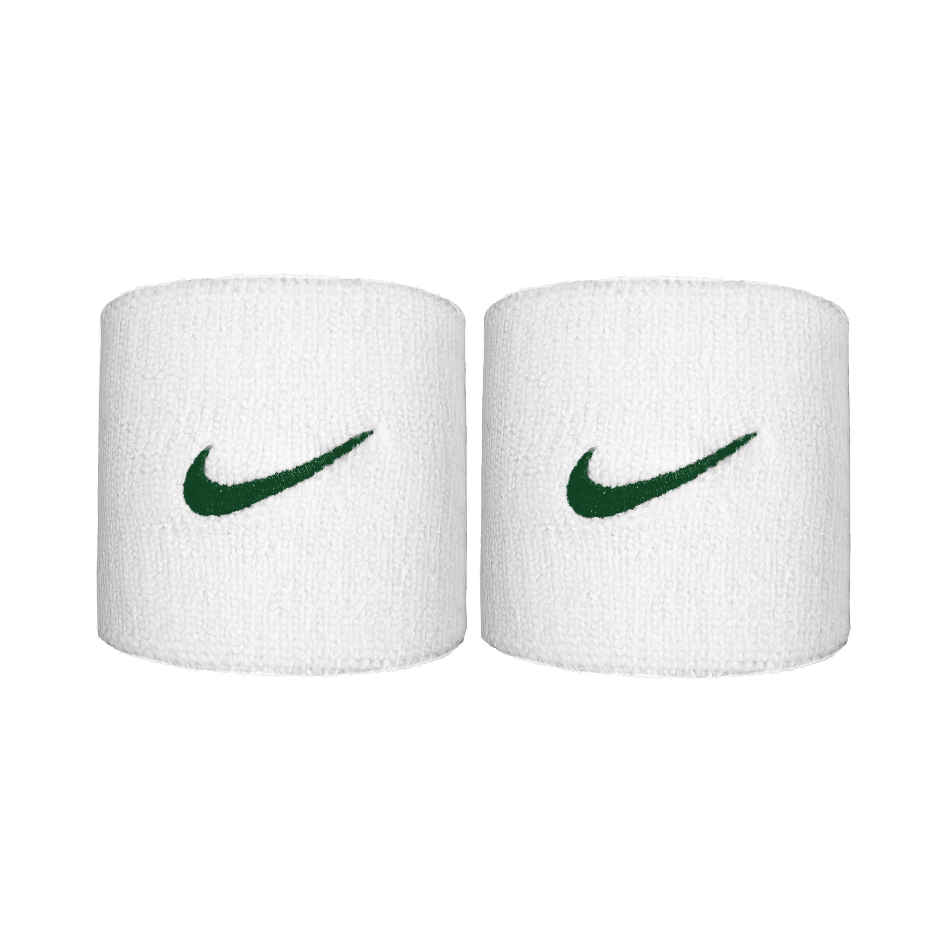 Nike Premier Schweißband 2er Pack kurz - weiß, dunkelgrün
