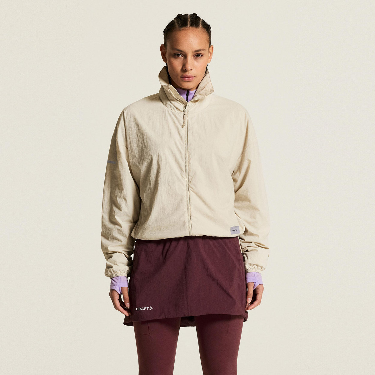 Craft SubZ Light Laufjacke Damen - beige