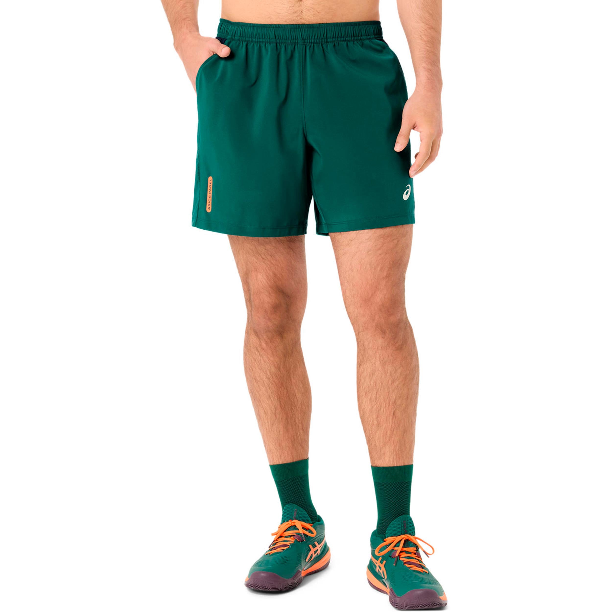 ASICS Court 7in Shorts Herren - dunkelgrün