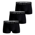 Cotton Stretch Trunk Boxer Short 3er Pack Herren - schwarz