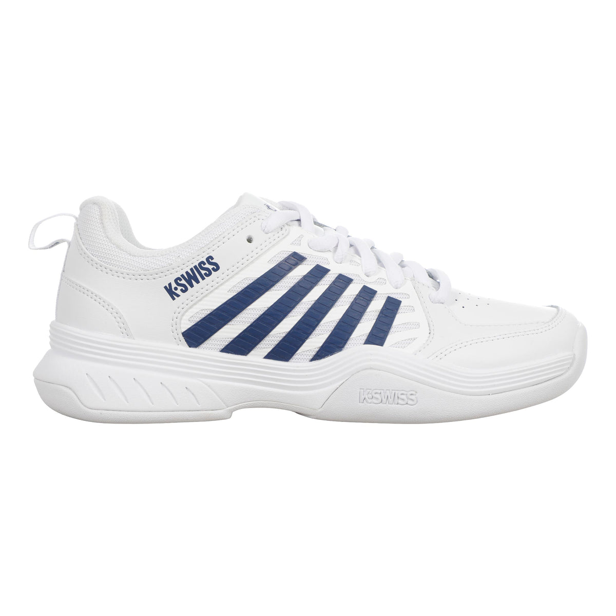 K-Swiss Court Express 2 Teppichschuh Kinder - weiß, dunkelblau