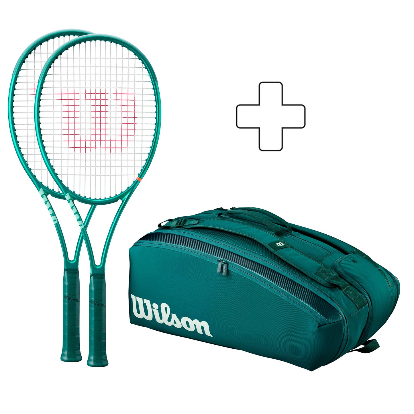 Wilson 2x Blade 98 16X19 v10 plus Schlägertasche