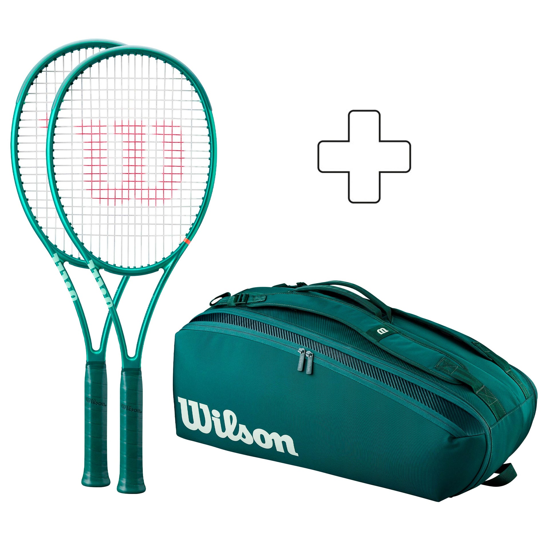 Wilson 2x Blade 98 16X19 v10 plus Schlägertasche