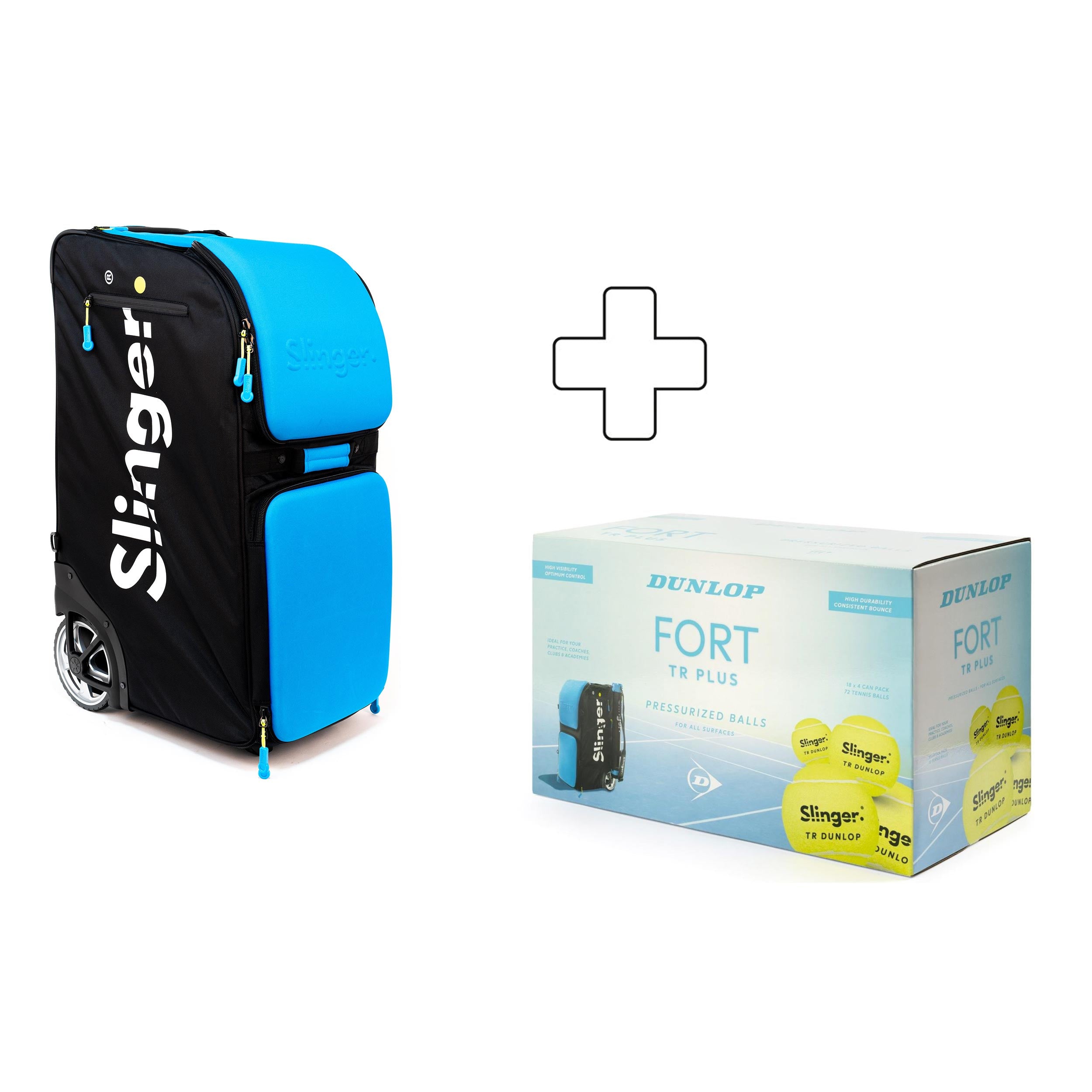 Slinger Slinger Tennis Tournament Pack + Fort TR Plus 72er Box