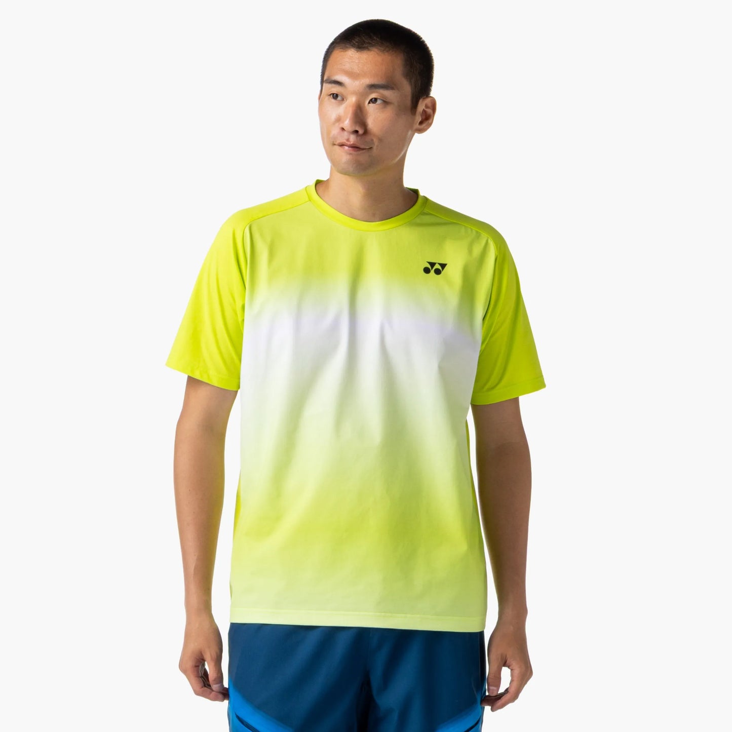 Yonex T-Shirt Herren - limette, weiß