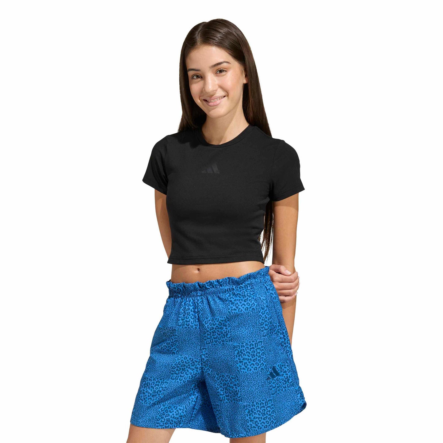 adidas Soft T-Shirt Kinder - schwarz