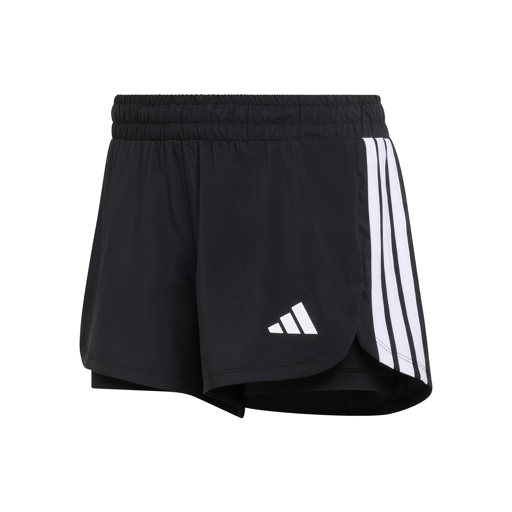adidas Pacer 2In1 Shorts Damen - schwarz, weiß
