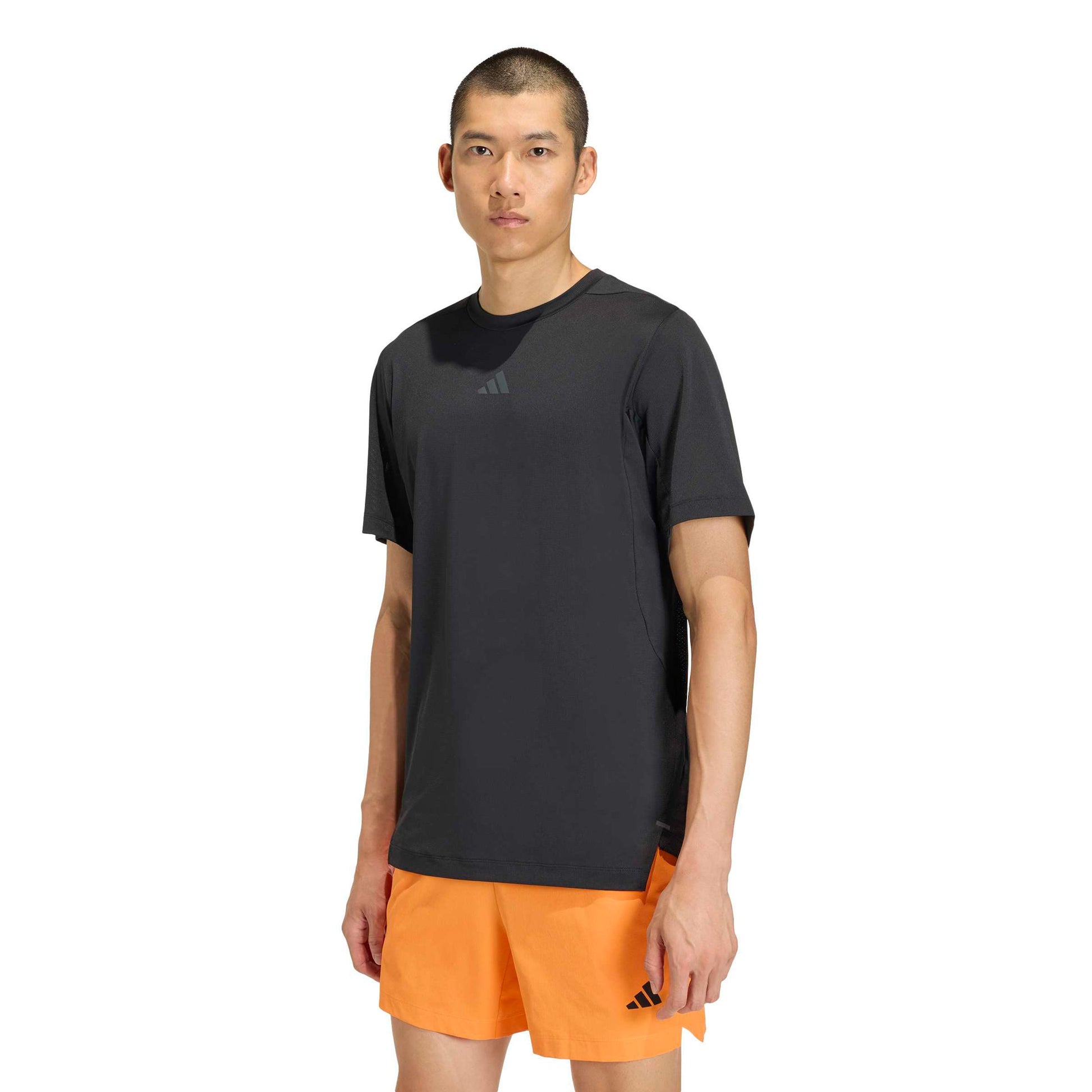 adidas D4T Essentials T-Shirt Herren-schwarz