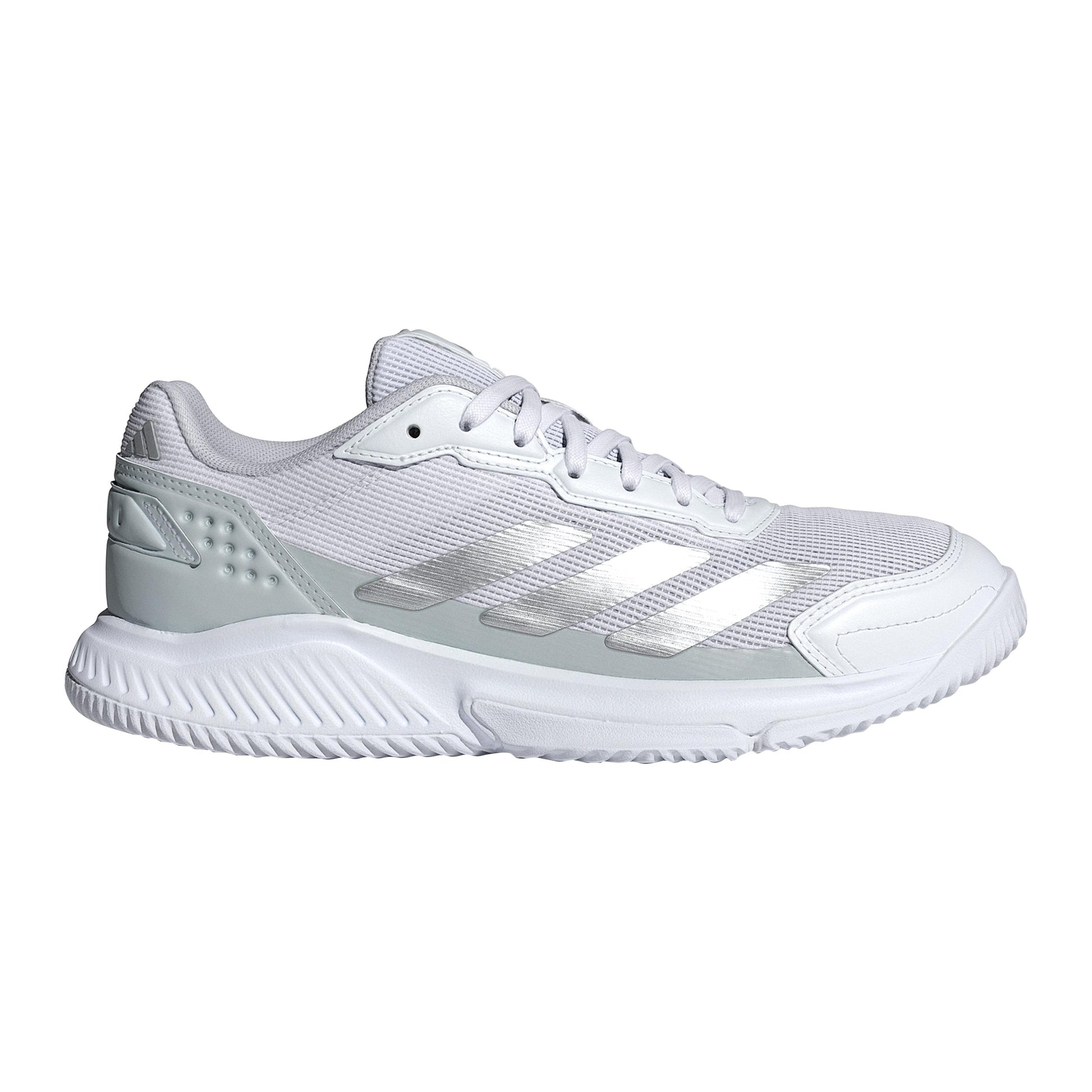 adidas Courtquick Padelschuh Damen - silber, weiß