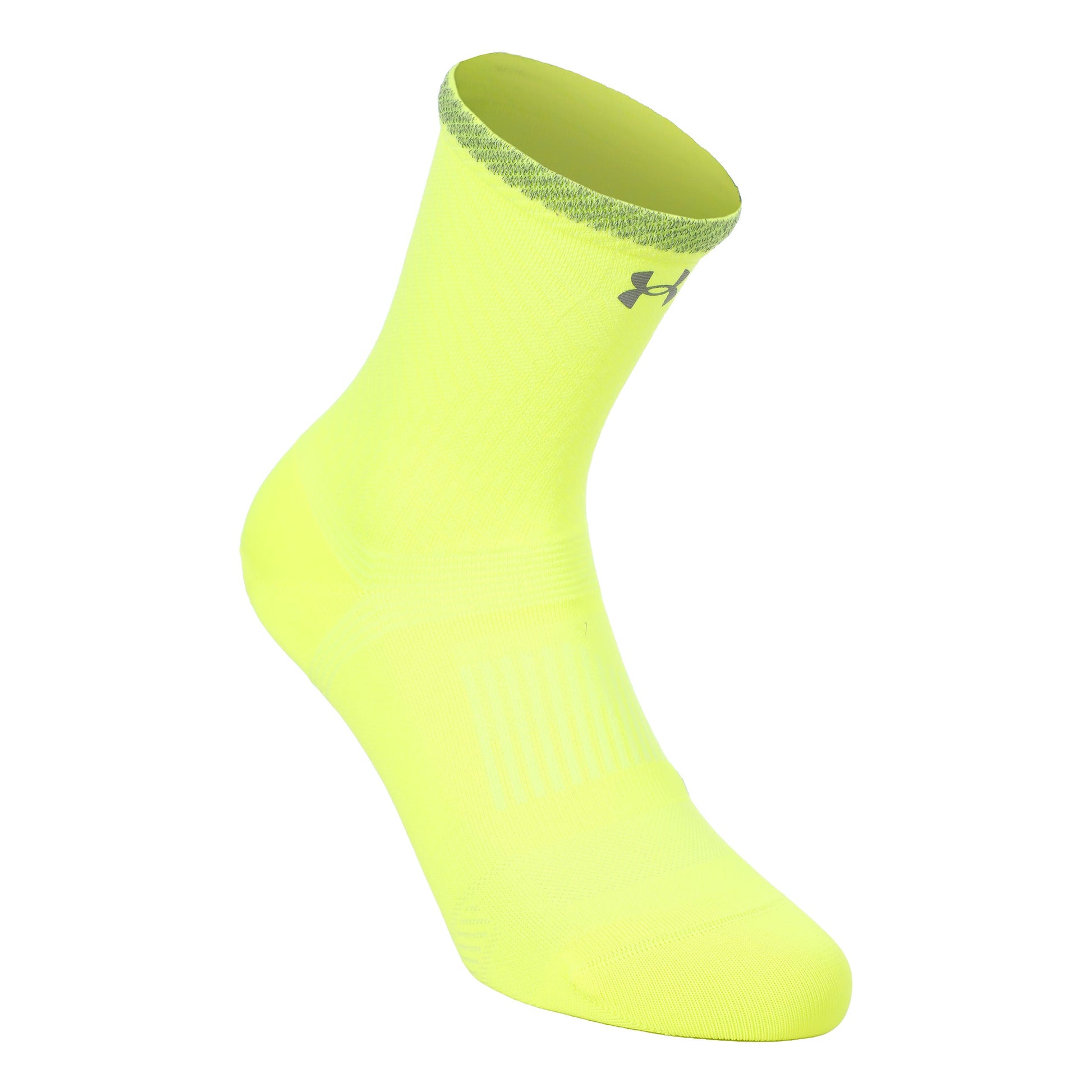 Under Armour Velociti Lite Crew  Laufsocken Unisex-neongelb, neongelb