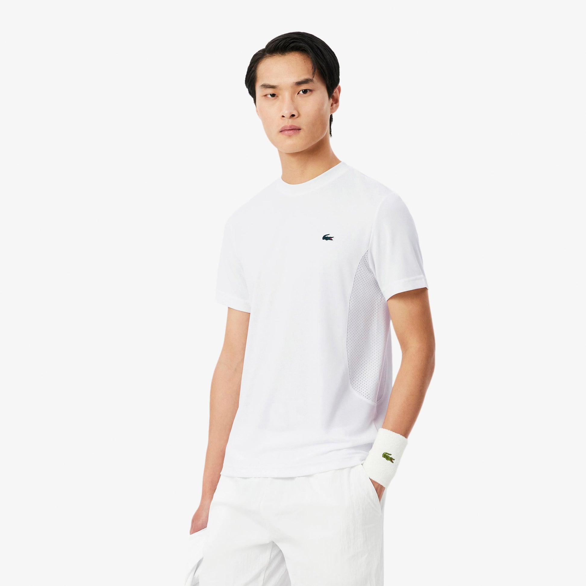 Lacoste T-Shirt Herren - weiß