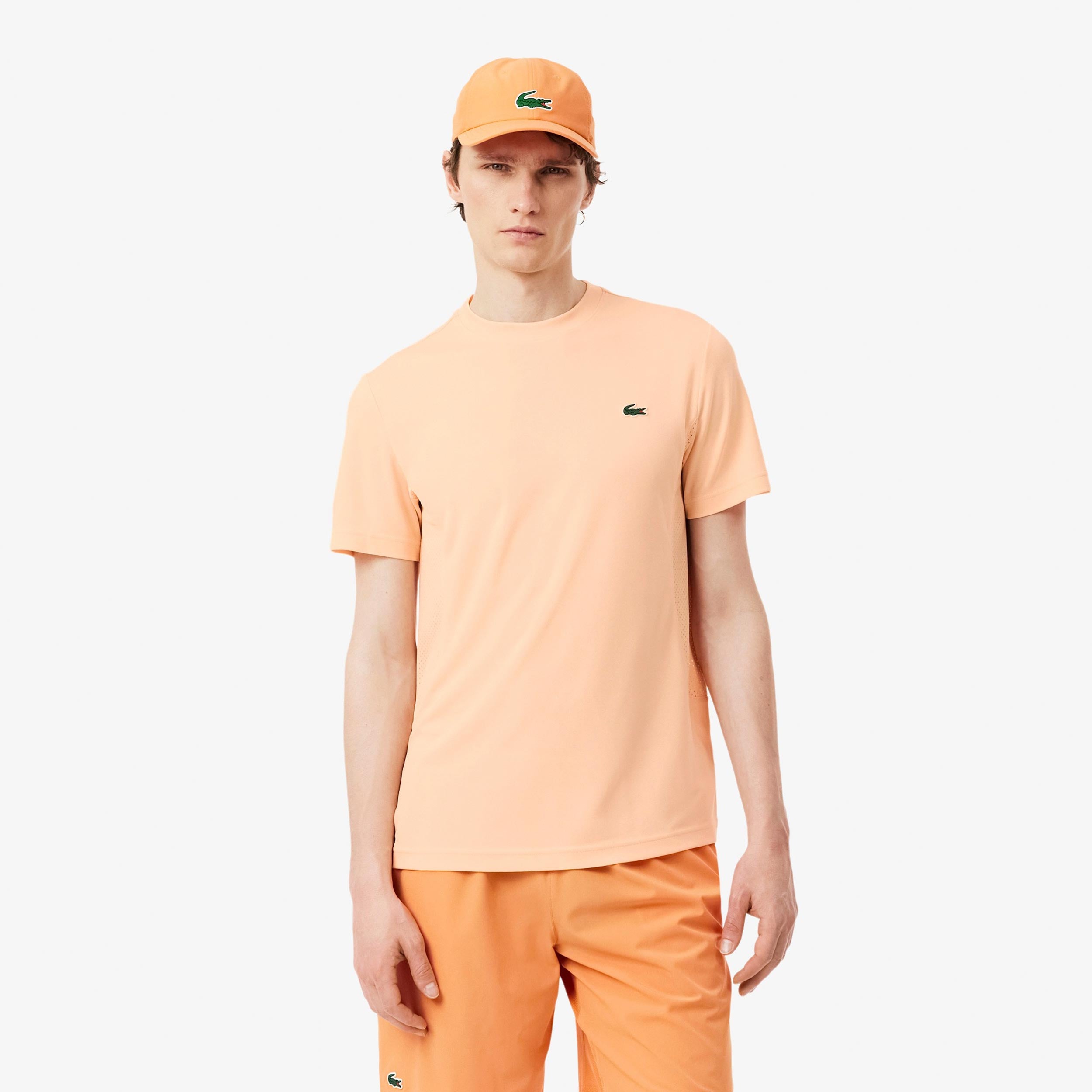 Lacoste T-Shirt Herren - apricot