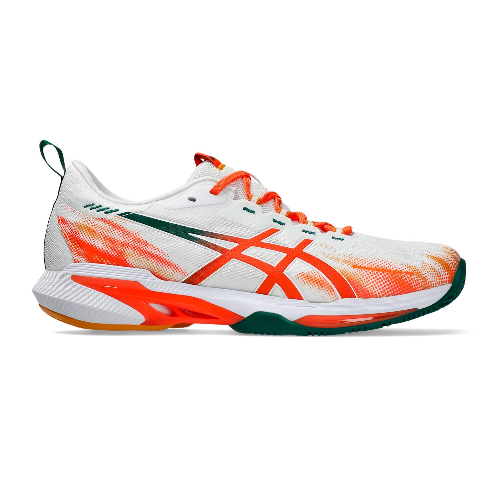 ASICS Sonicsmash FF Padelschuh Herren - weiß, neonorange
