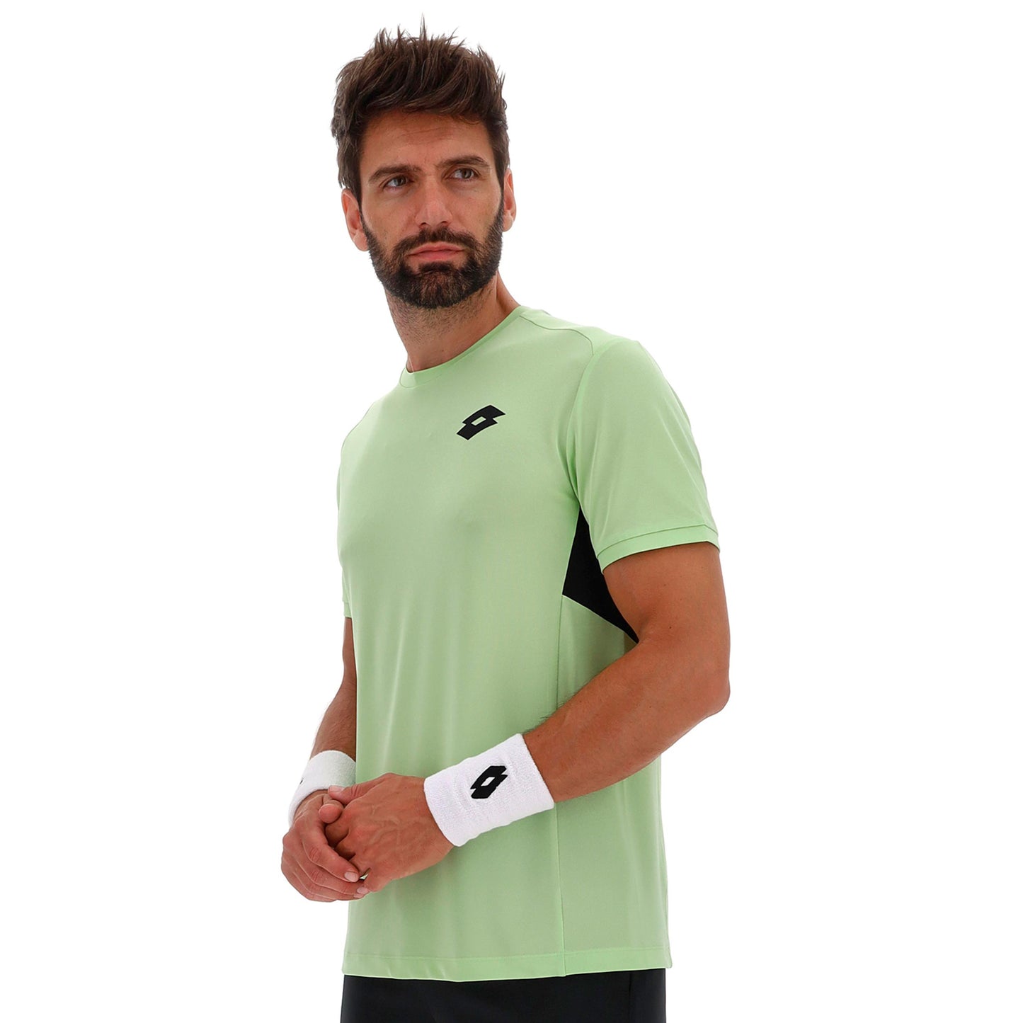 Lotto Squadra IV T-Shirt Herren - neongrün, schwarz