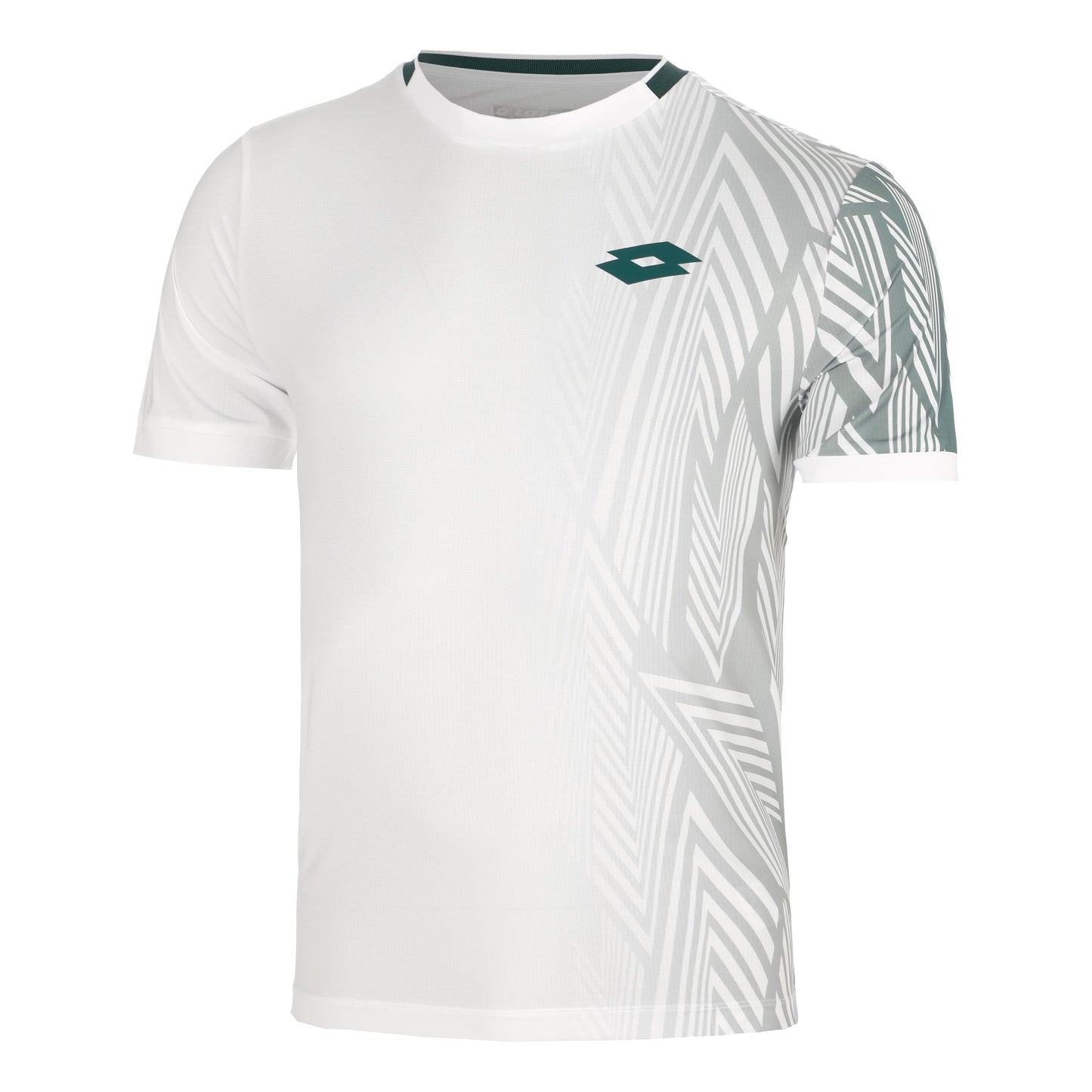 Lotto Tech VI T-Shirt Herren - weiß, petrol