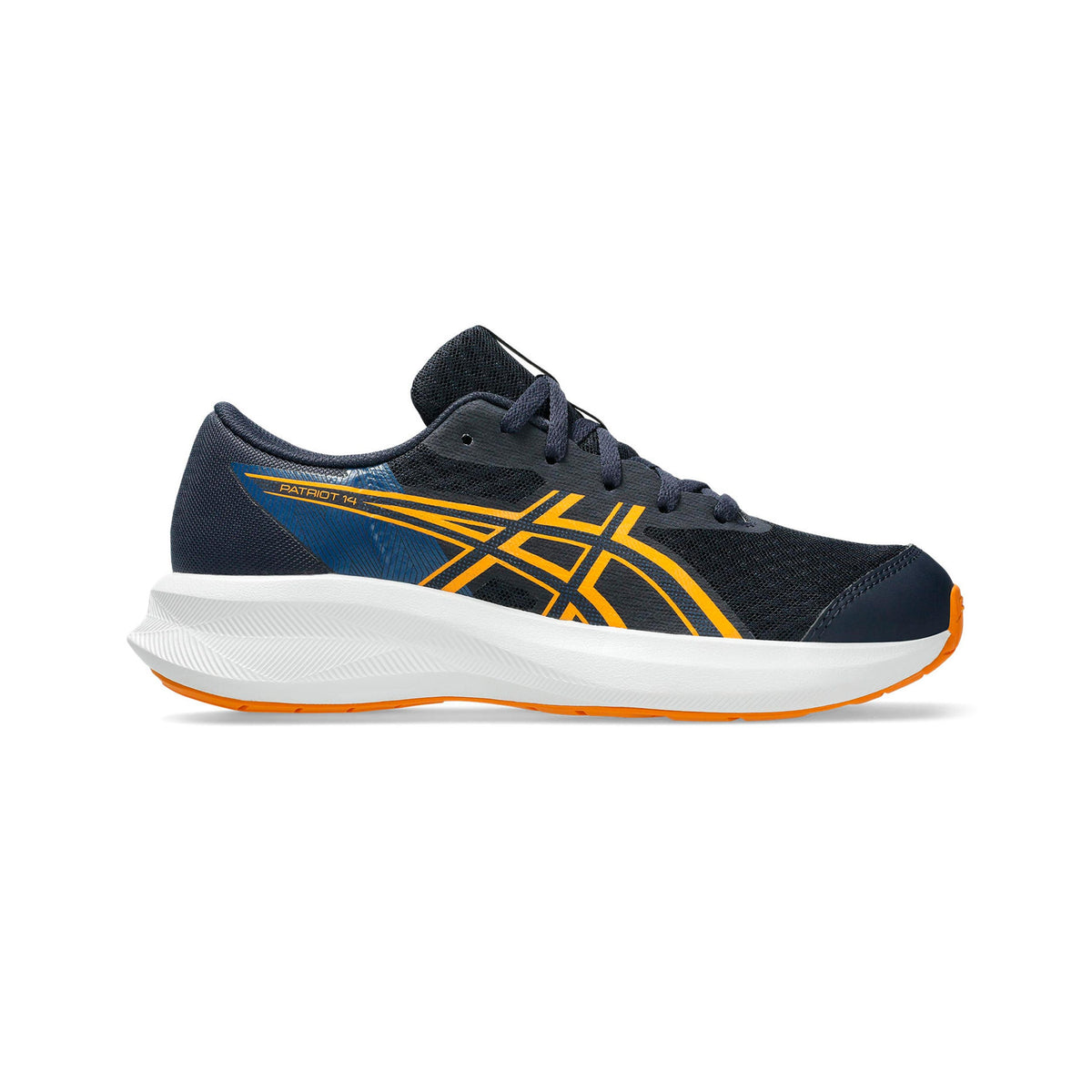 ASICS Patriot 14 GS Neutralschuh Kinder - dunkelblau, gelb