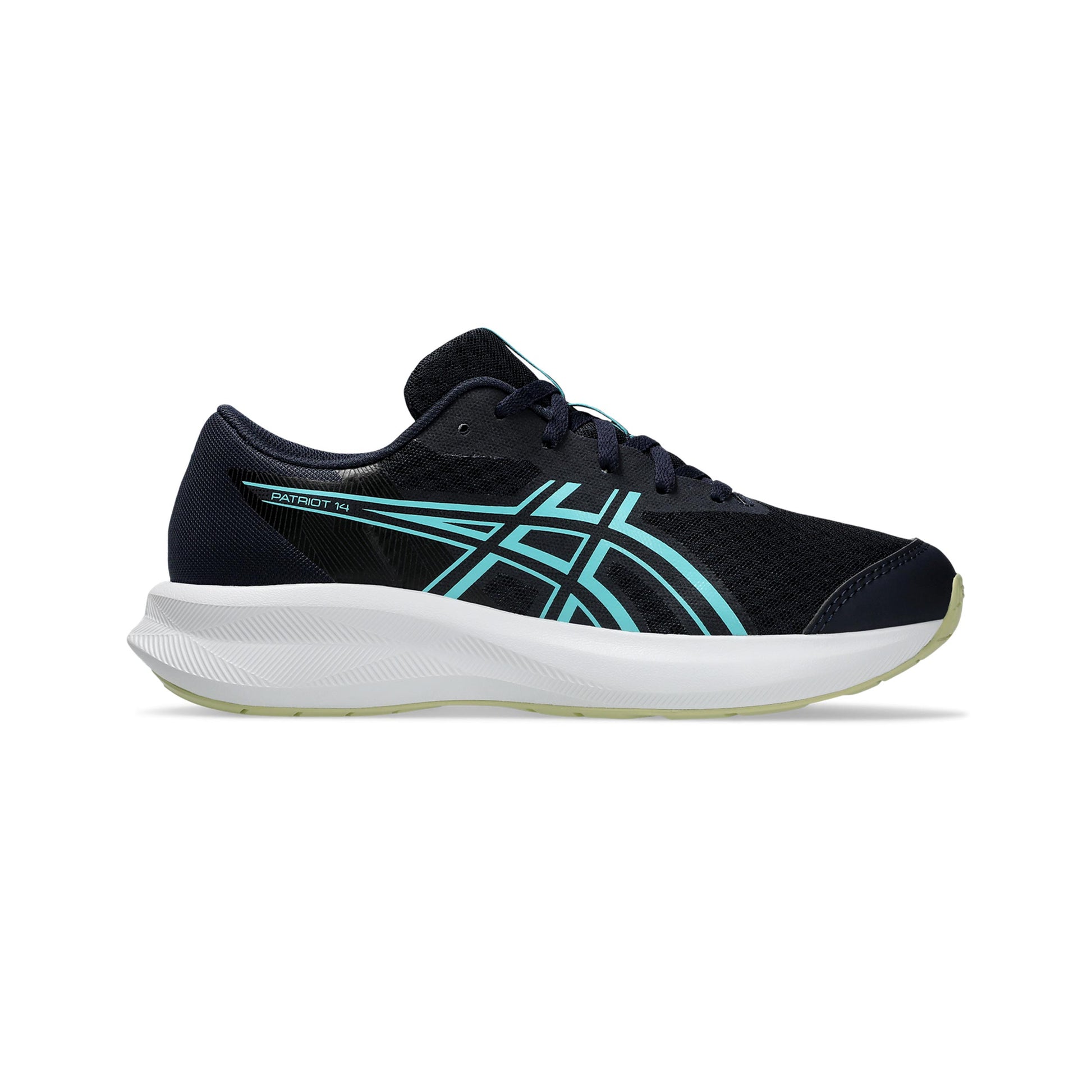 ASICS PATRIOT 14 GS Neutralschuh Kinder - dunkelblau, türkis