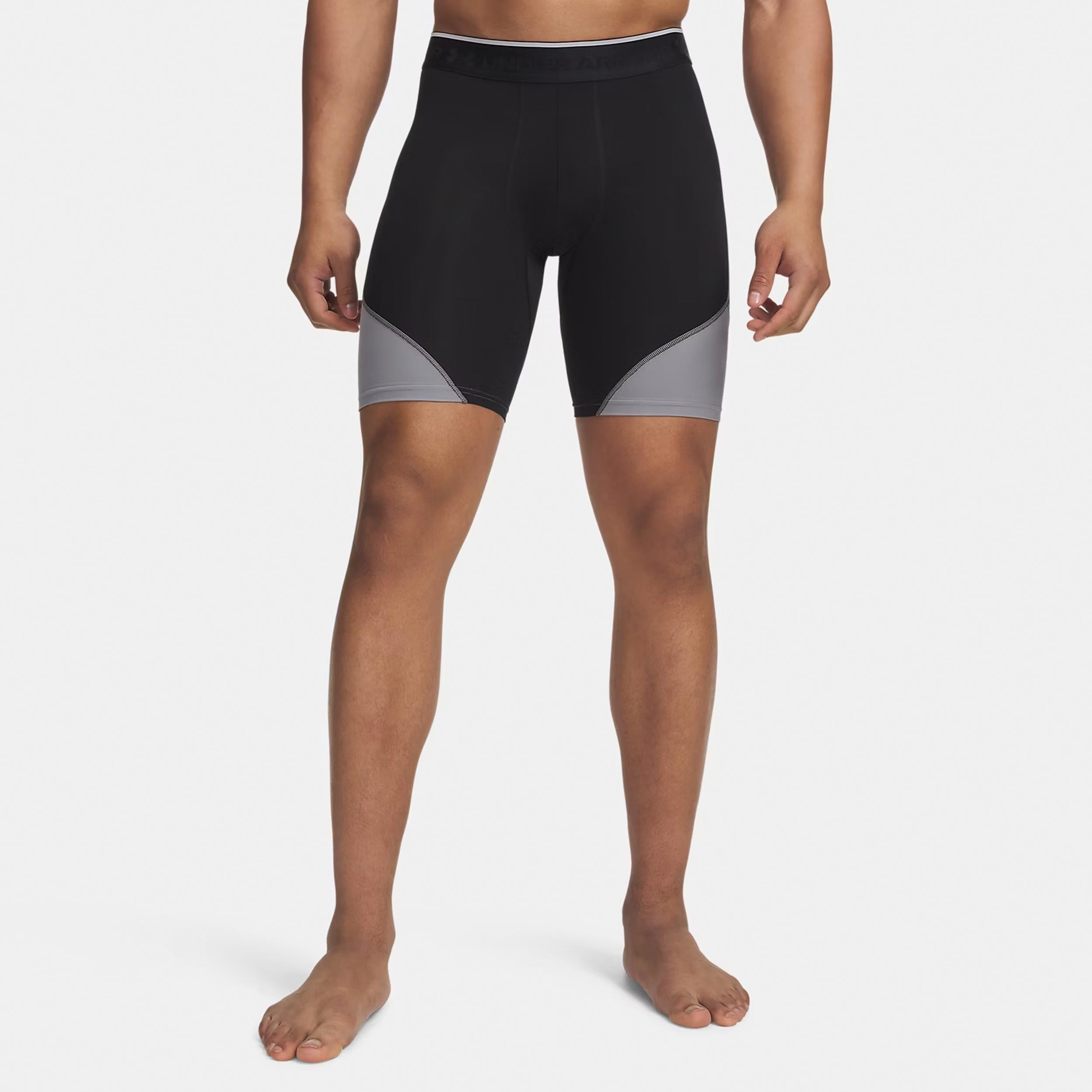 Under Armour Elite Long Shorts Herren - schwarz, silber