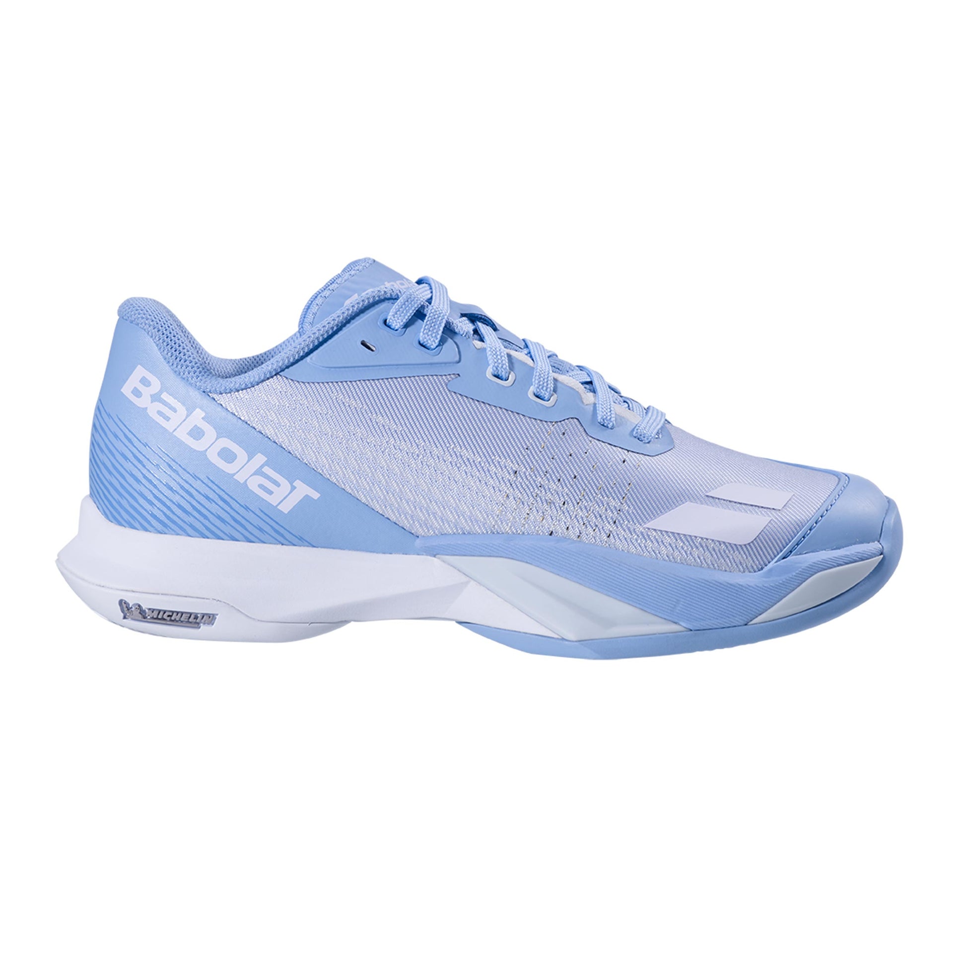 Babolat Jet Mach 4 Sandplatzschuh Damen - flieder, weiß