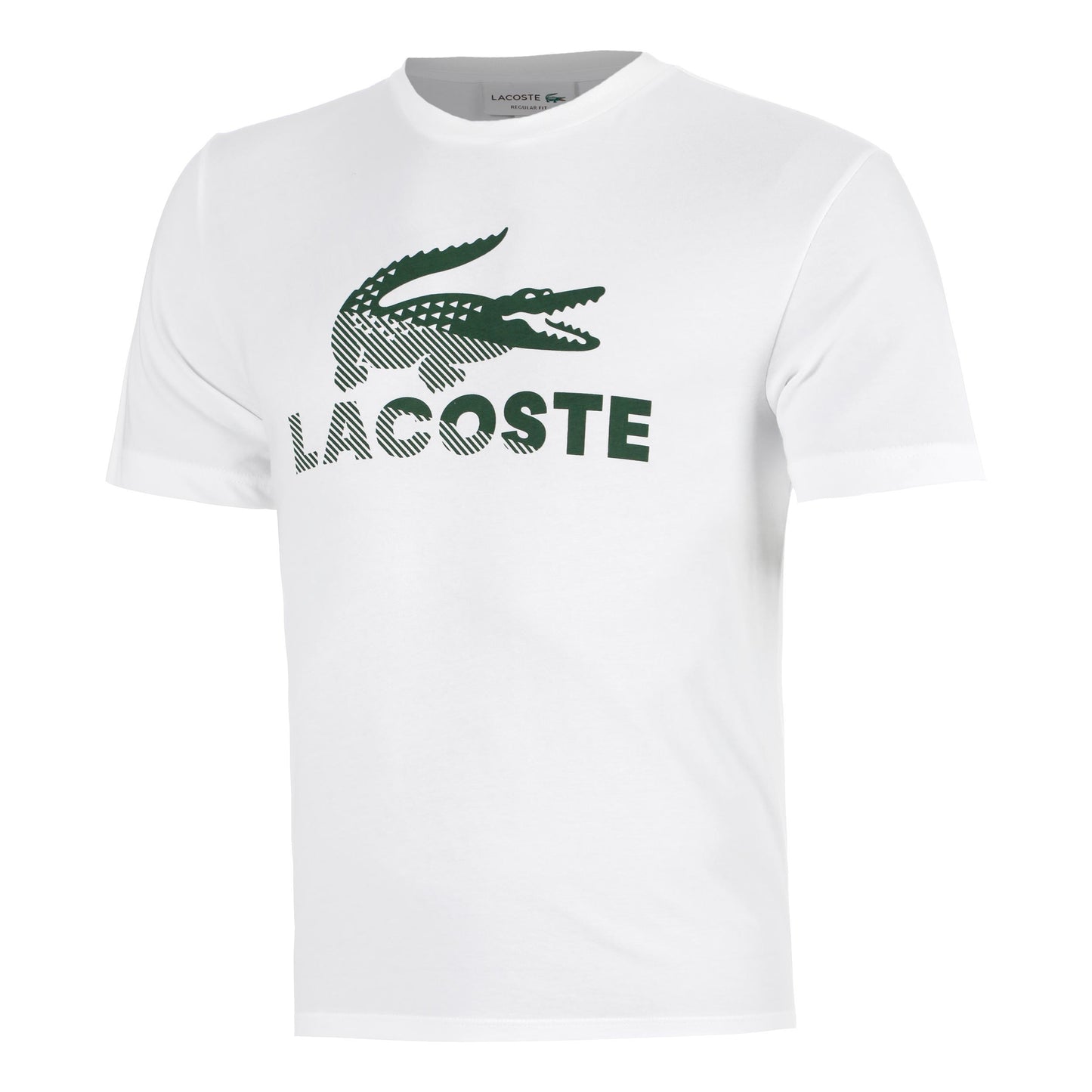 Lacoste T-Shirt Herren - weiß, grün