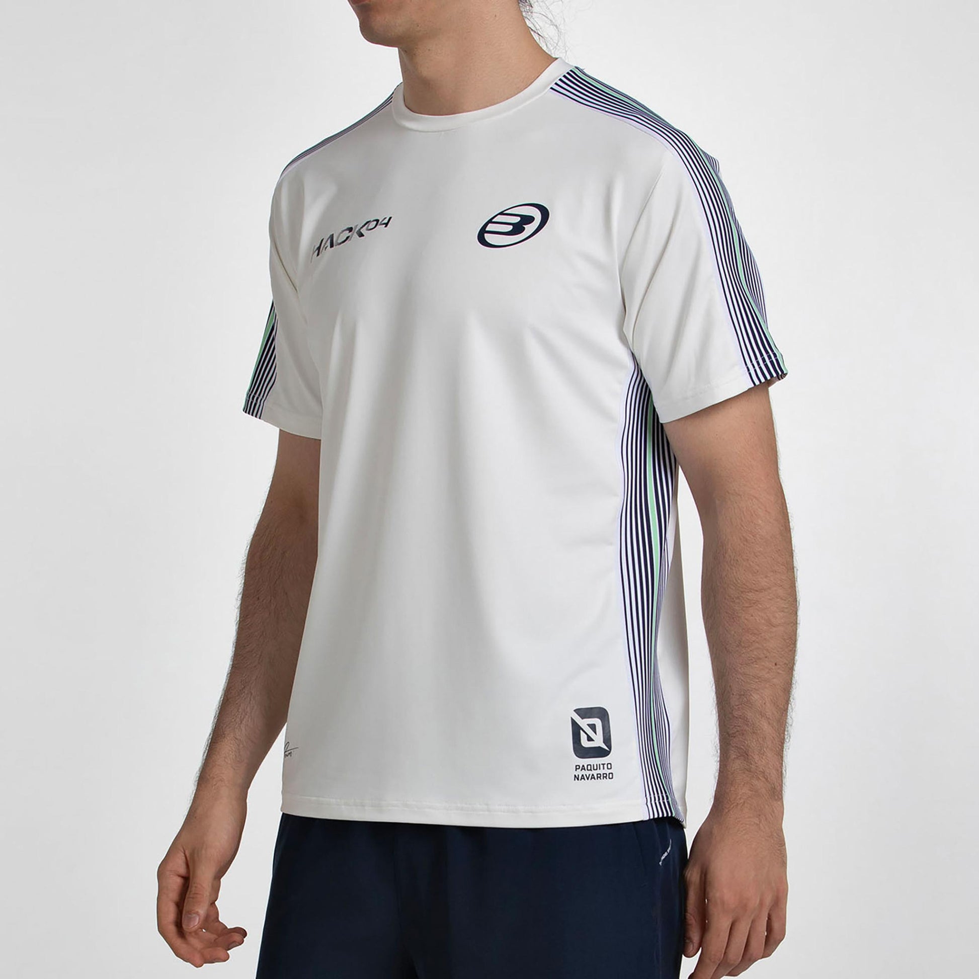 Bullpadel Paquito 26V T-Shirt Herren - weiß, blau