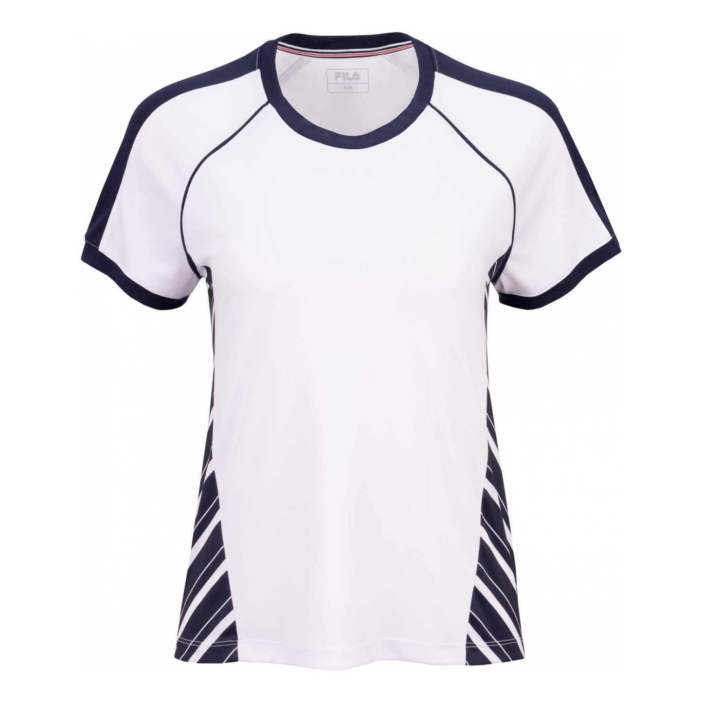 Fila Josefine T-Shirt Damen-weiß, dunkelblau