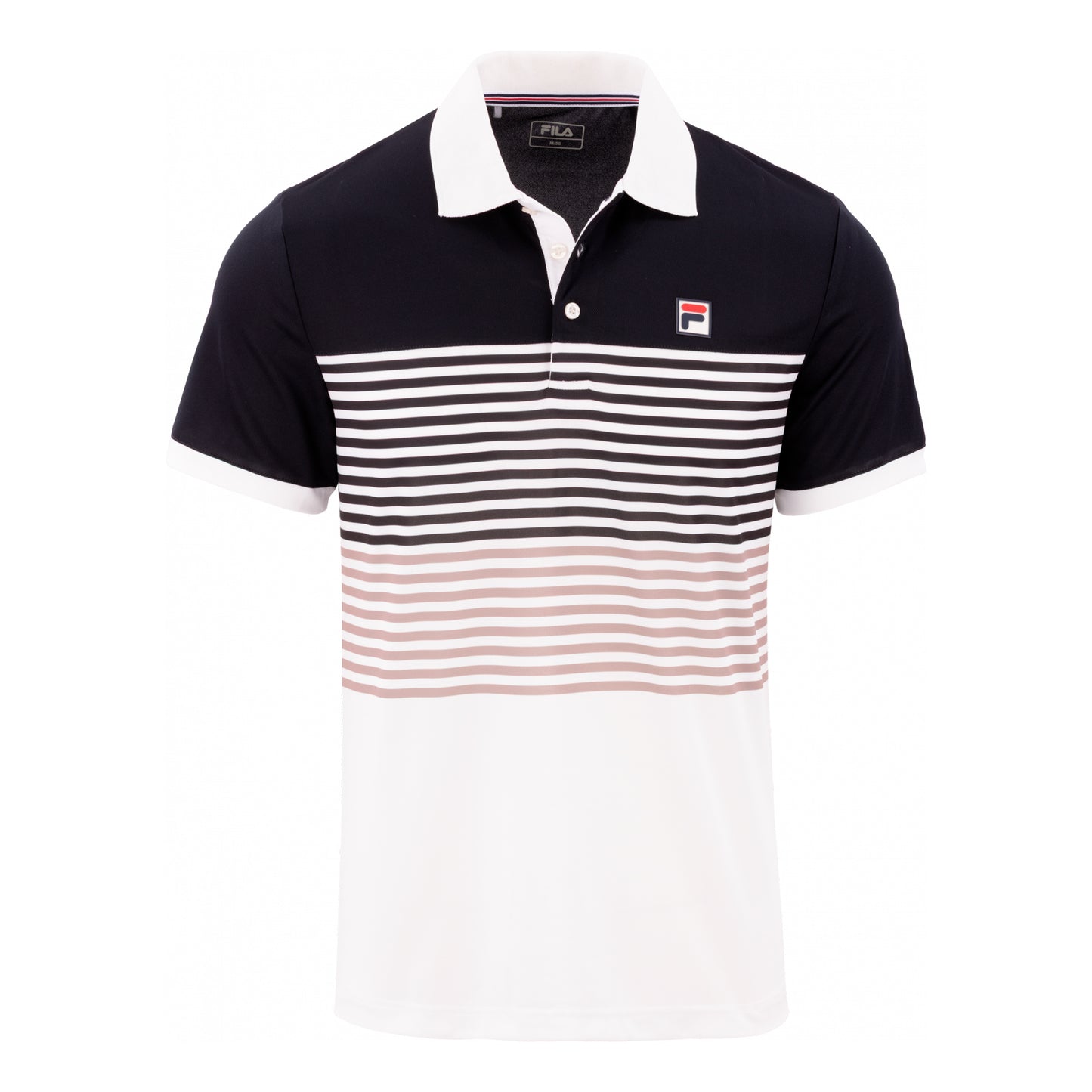 Fila BB Monte Carlo Polo Herren - schwarz, offwhite