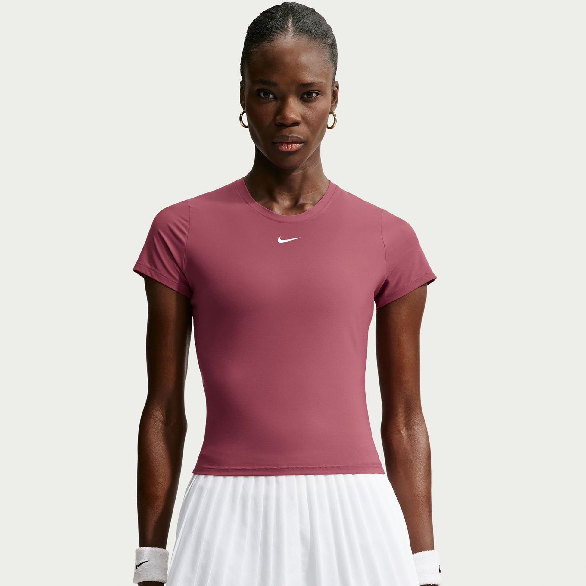 Nike Dri-Fit Victory  T-Shirt Damen - mauve