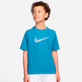 Dri-Fit Multi  T-Shirt Jungen - türkis, weiß
