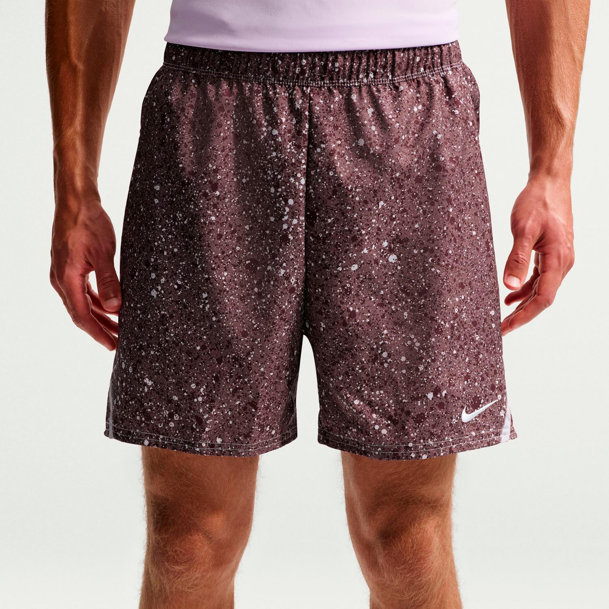 Nike Court Dri-Fit Victory 7in Shorts Herren - mauve, mehrfarbig