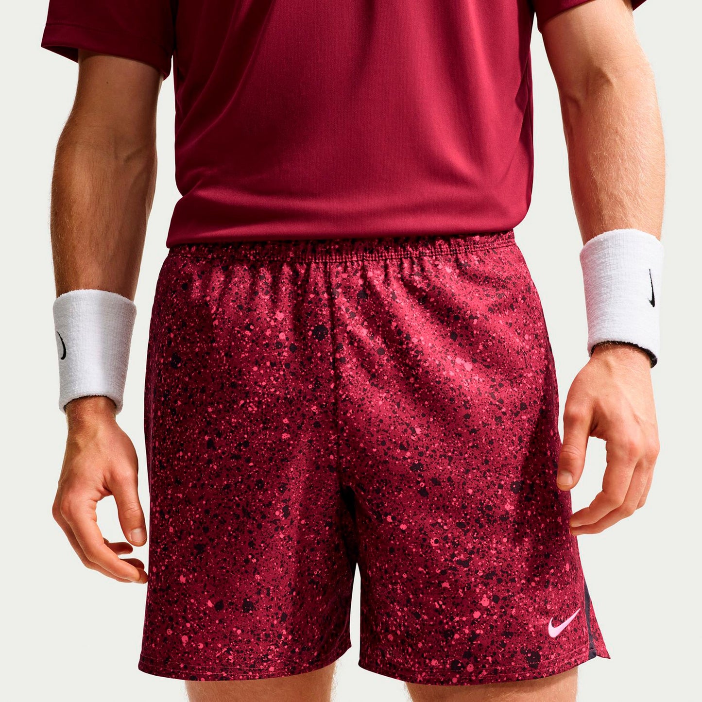 Nike Court Dri-Fit Victory 7in Shorts Herren - weinrot