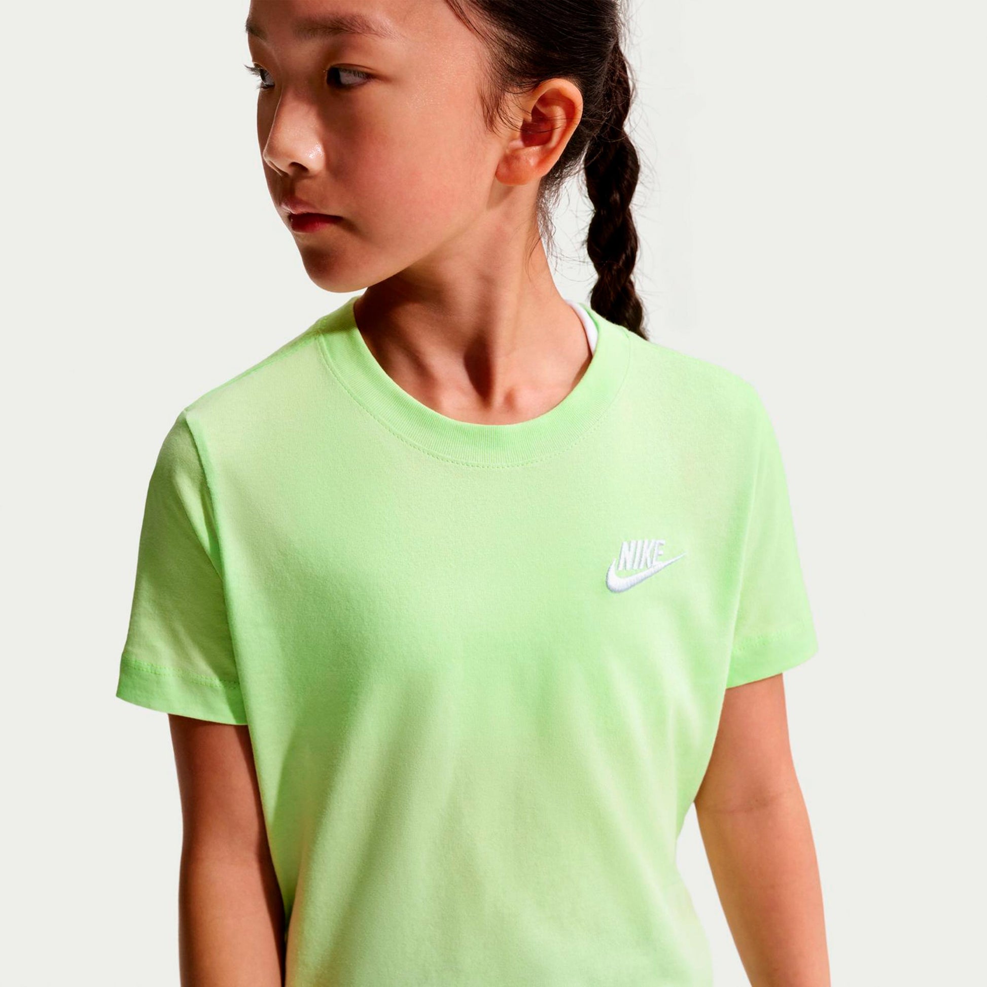 Nike Big Kids T-Shirt Kinder - limette