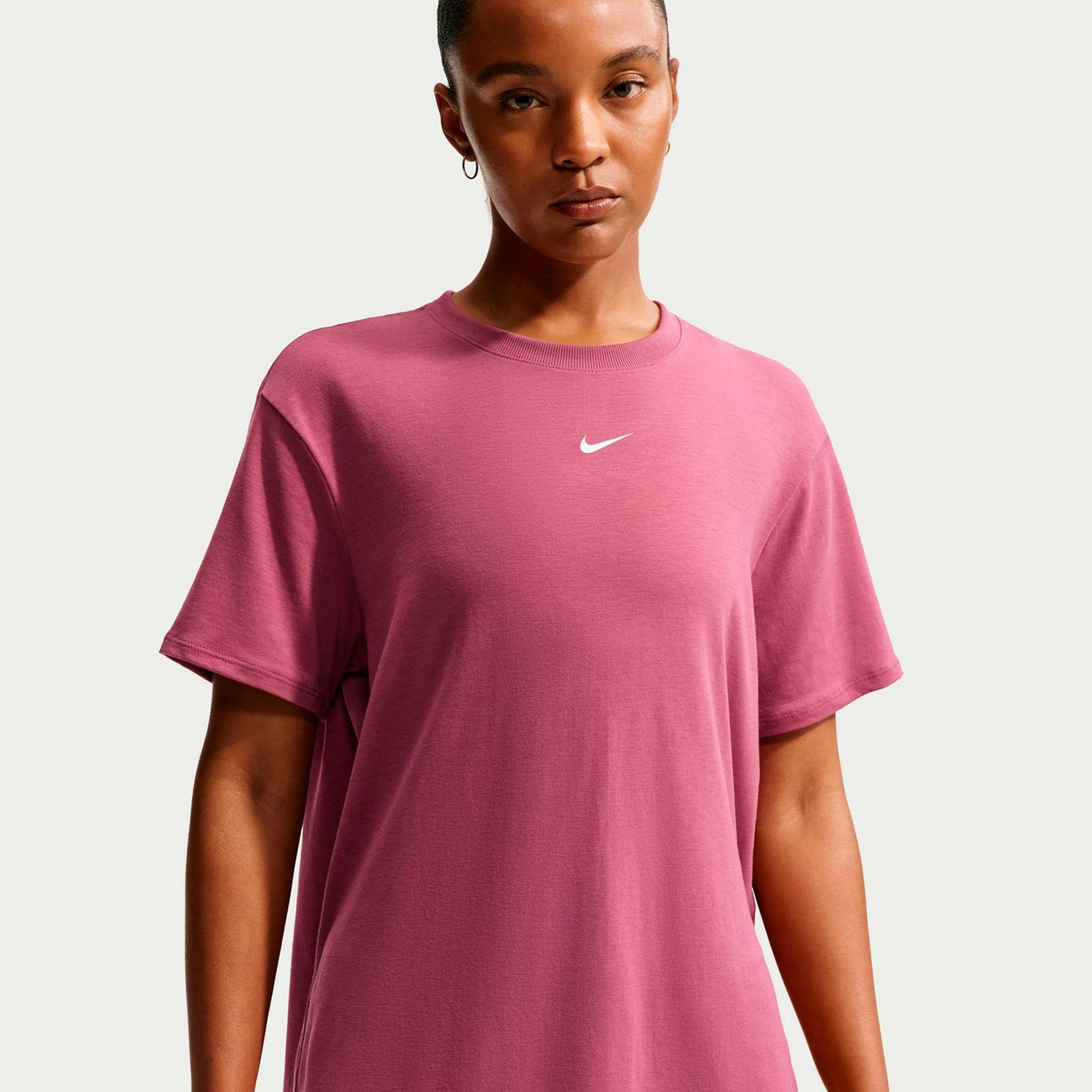 Nike One Relaxed Dri-Fit  T-Shirt Damen - mauve