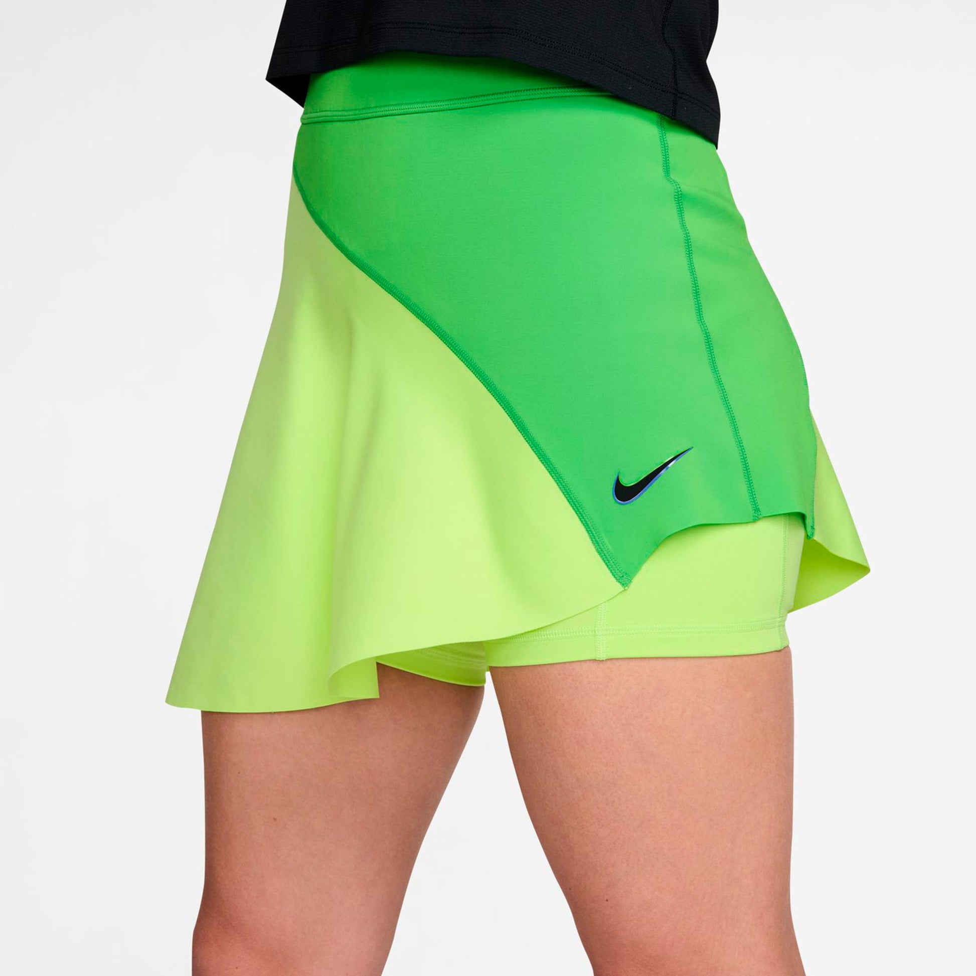 Nike Court Dri-Fit Slam High Rise Rock Damen-grün, limette