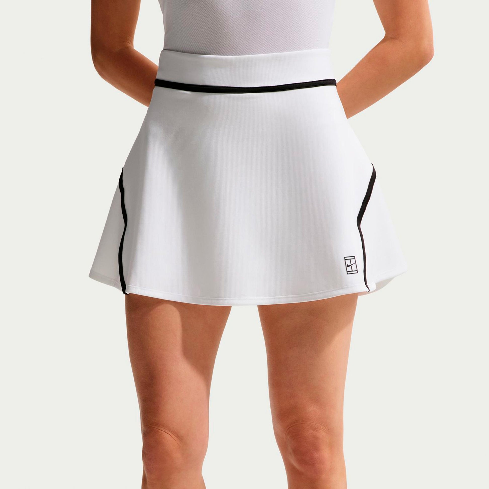 Nike Court Dri-Fit Advantage High Rise Rock Damen-weiß