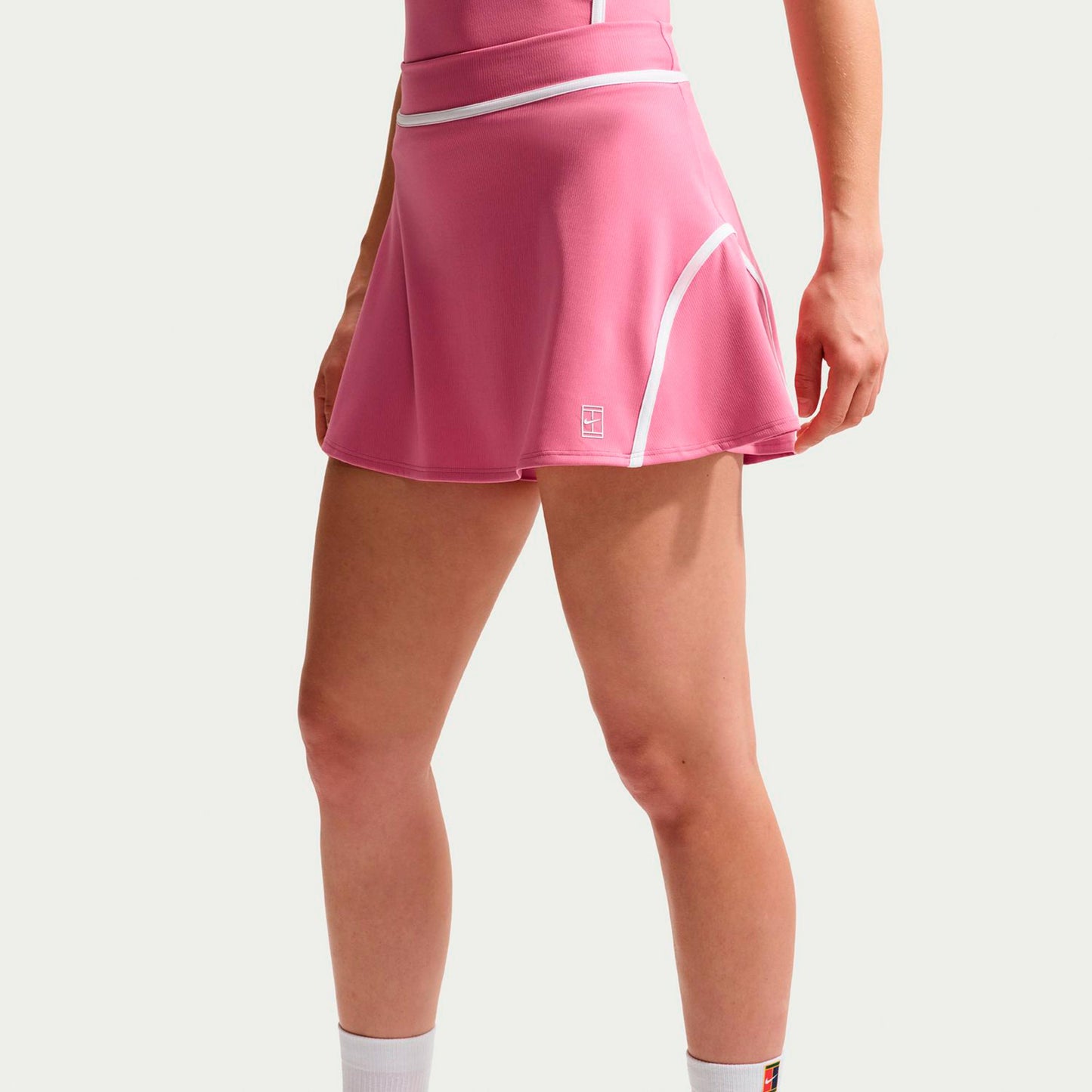 Nike Court Dri-Fit Advantage High Rise Rock Damen - rosa