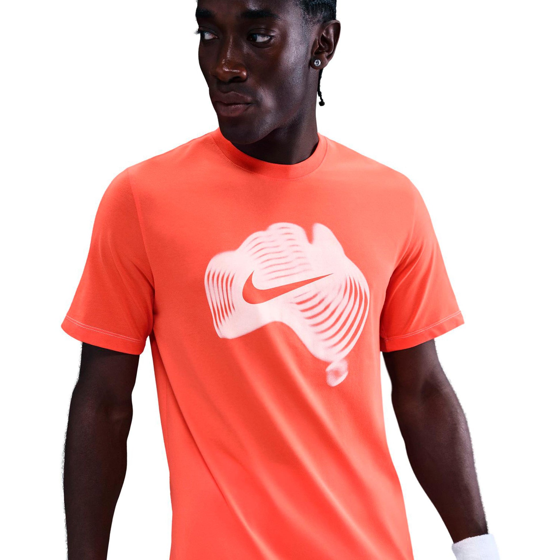 Nike Court Dri-Fit T-Shirt Herren-orange