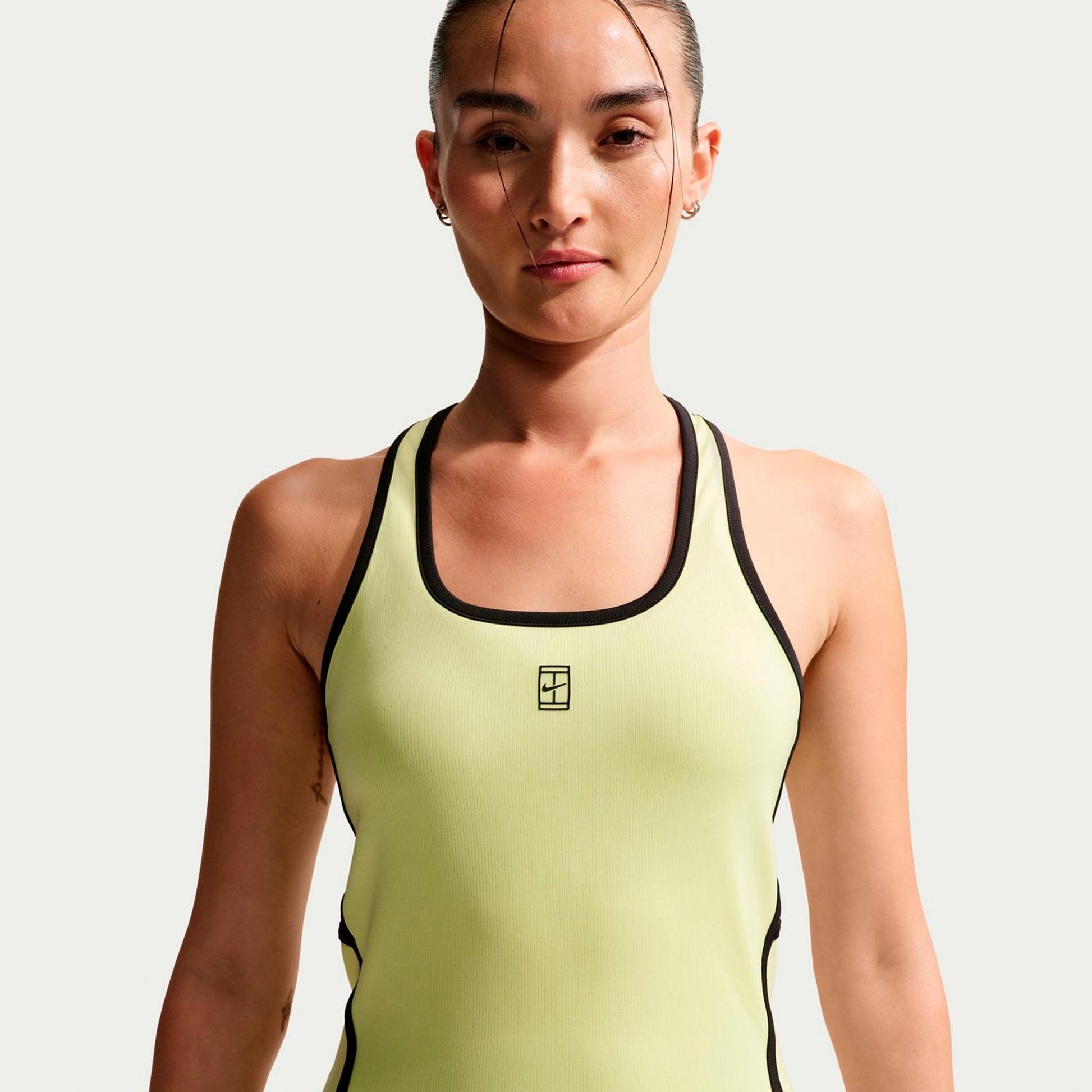 Nike Court Dri-Fit Advantage Tank-Top Damen-limette