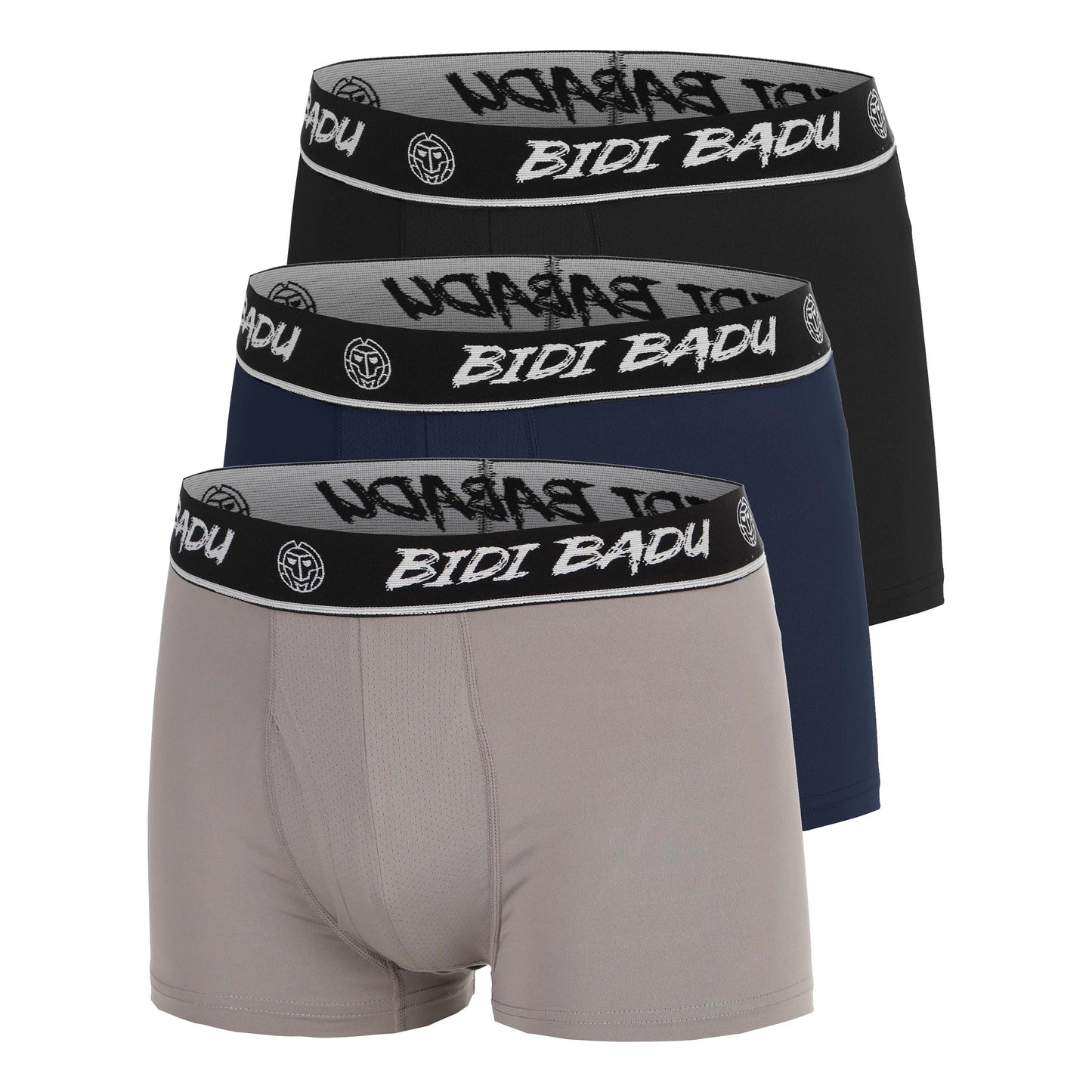 BIDI BADU Boxer Short - 3er Pack Herren-dunkelblau, schwarz
