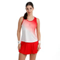 Crew Racerback Tank-Top Damen-rot, weiß