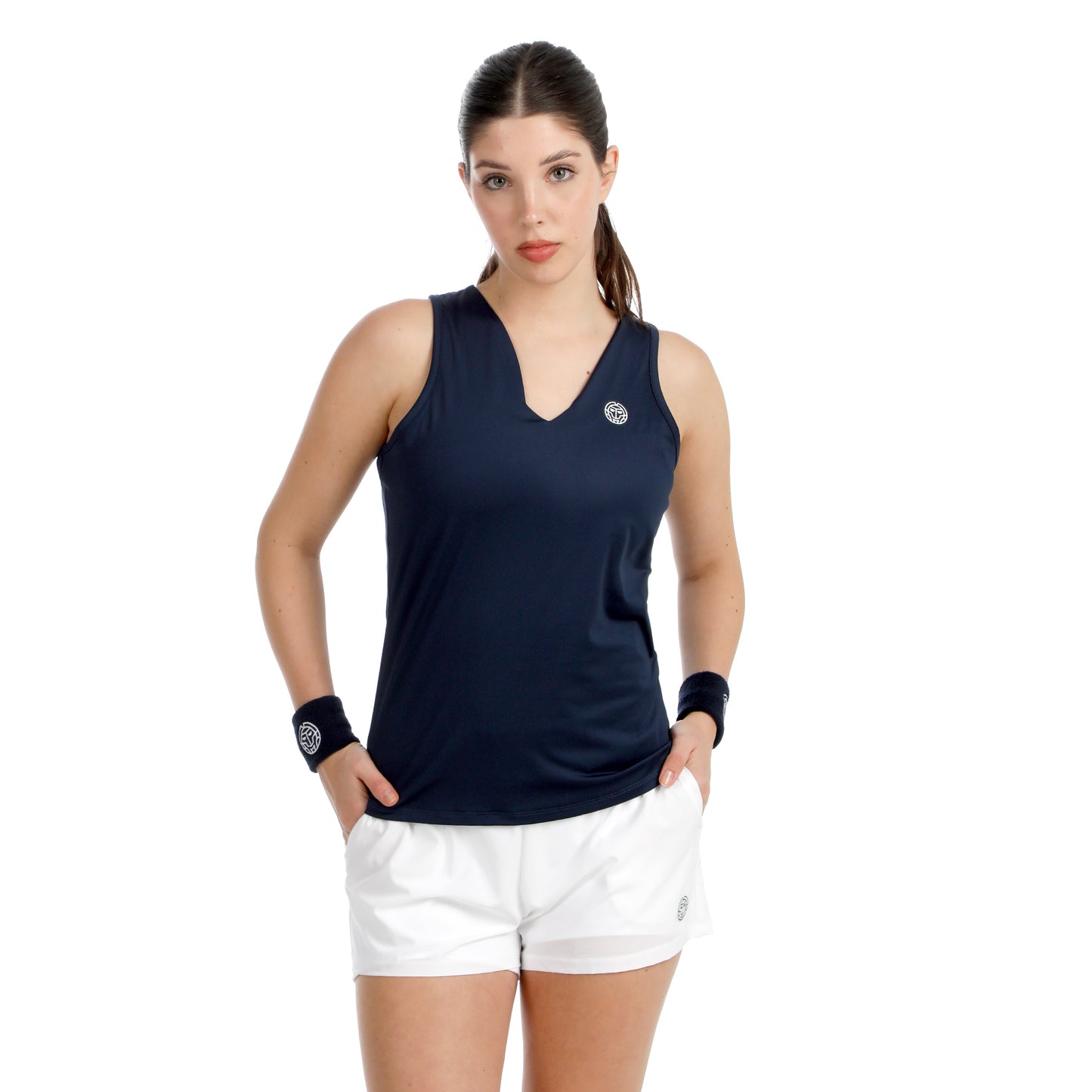 BIDI BADU Crew 2.0 V-Neck Tank-Top Damen-dunkelblau