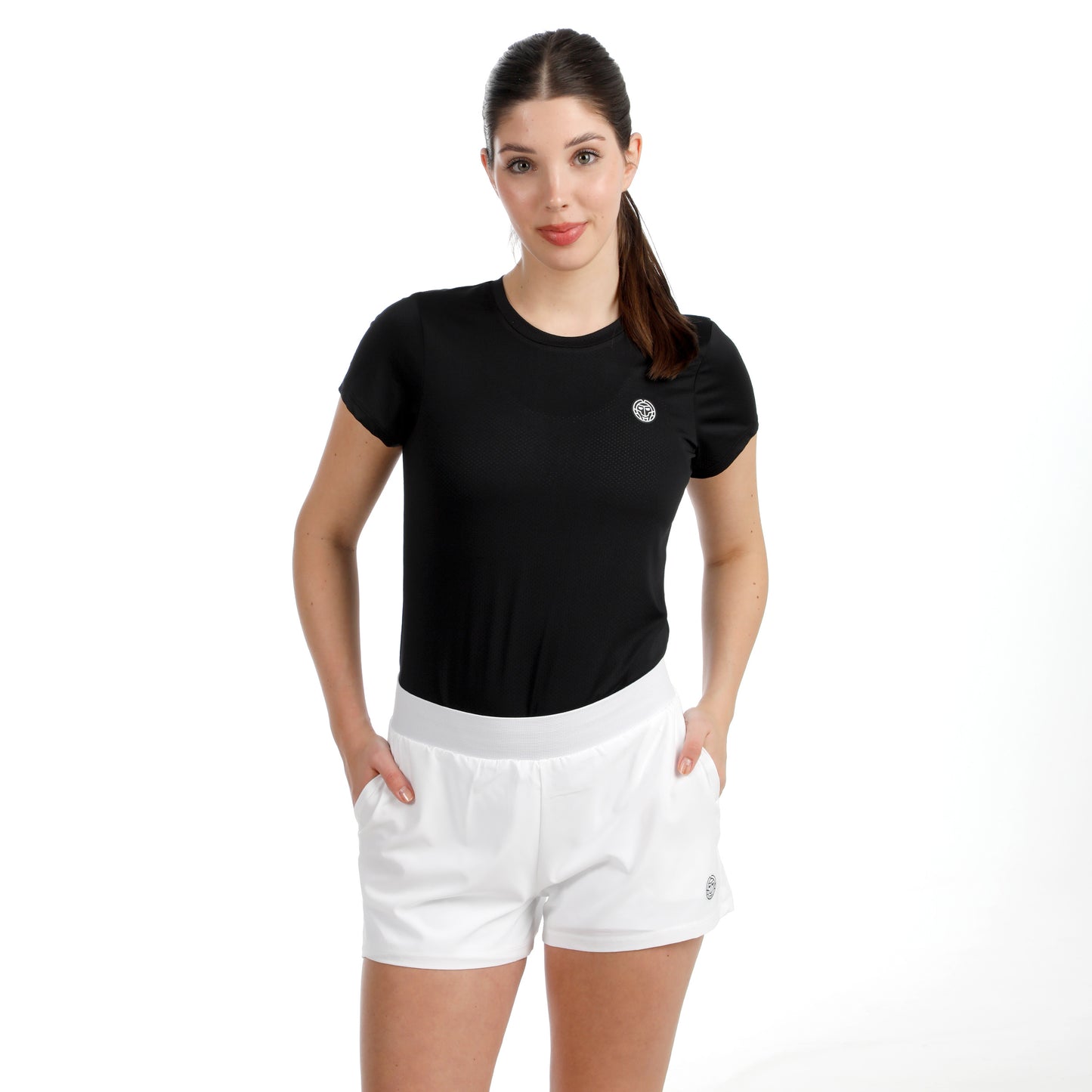 BIDI BADU Crew 2.0 T-Shirt Damen-schwarz
