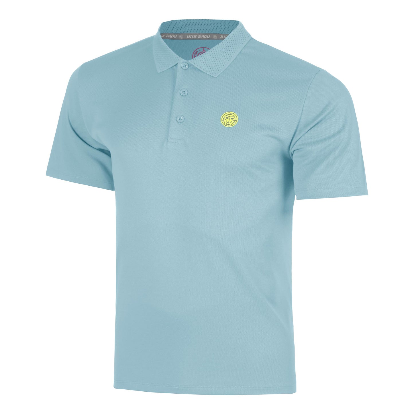 BIDI BADU Solid Polo Herren-petrol